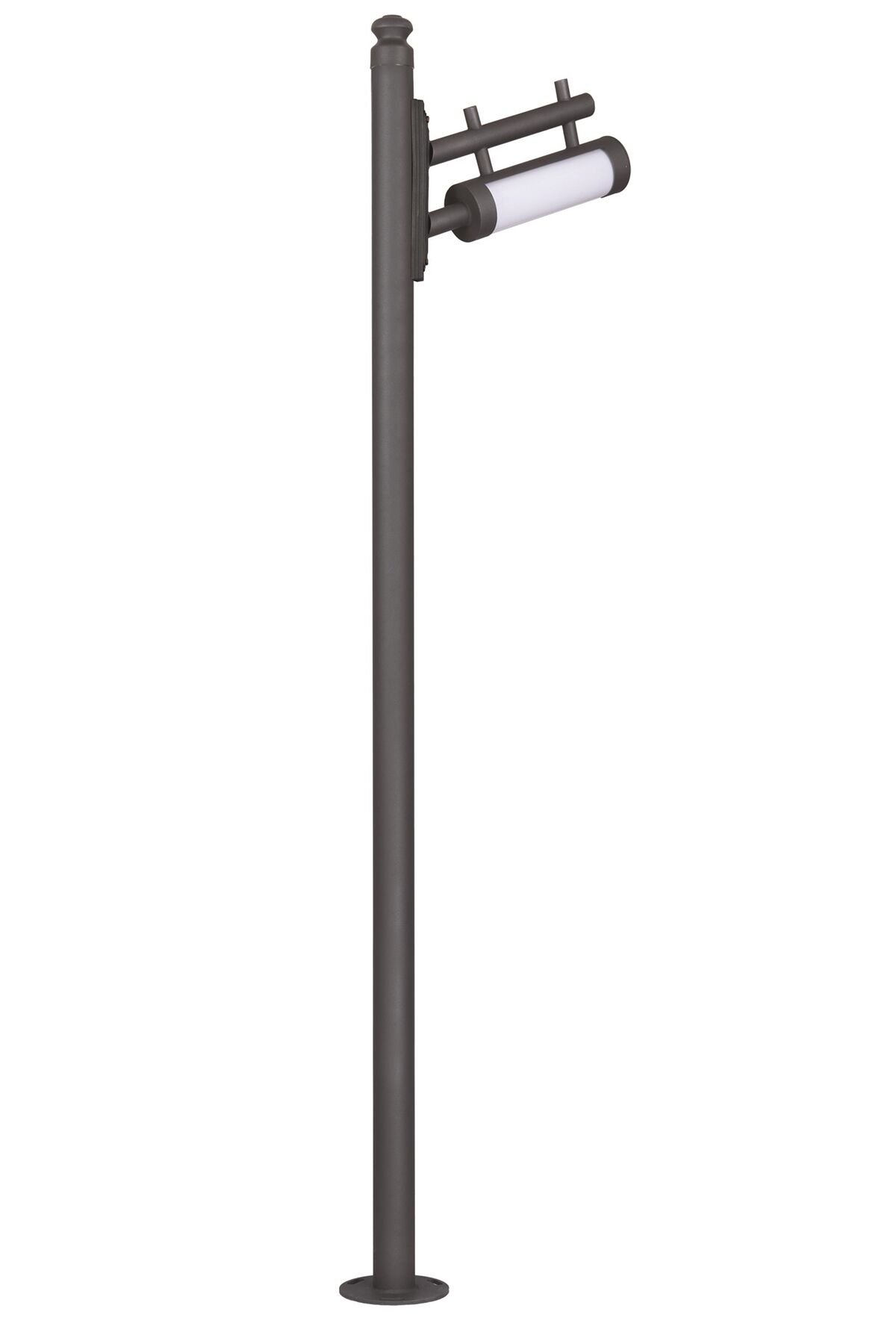 Bahçe Direkleri LED 20W 65cm Çelik Boru Siyah Dorbien-BDR-68233-BSY-LED