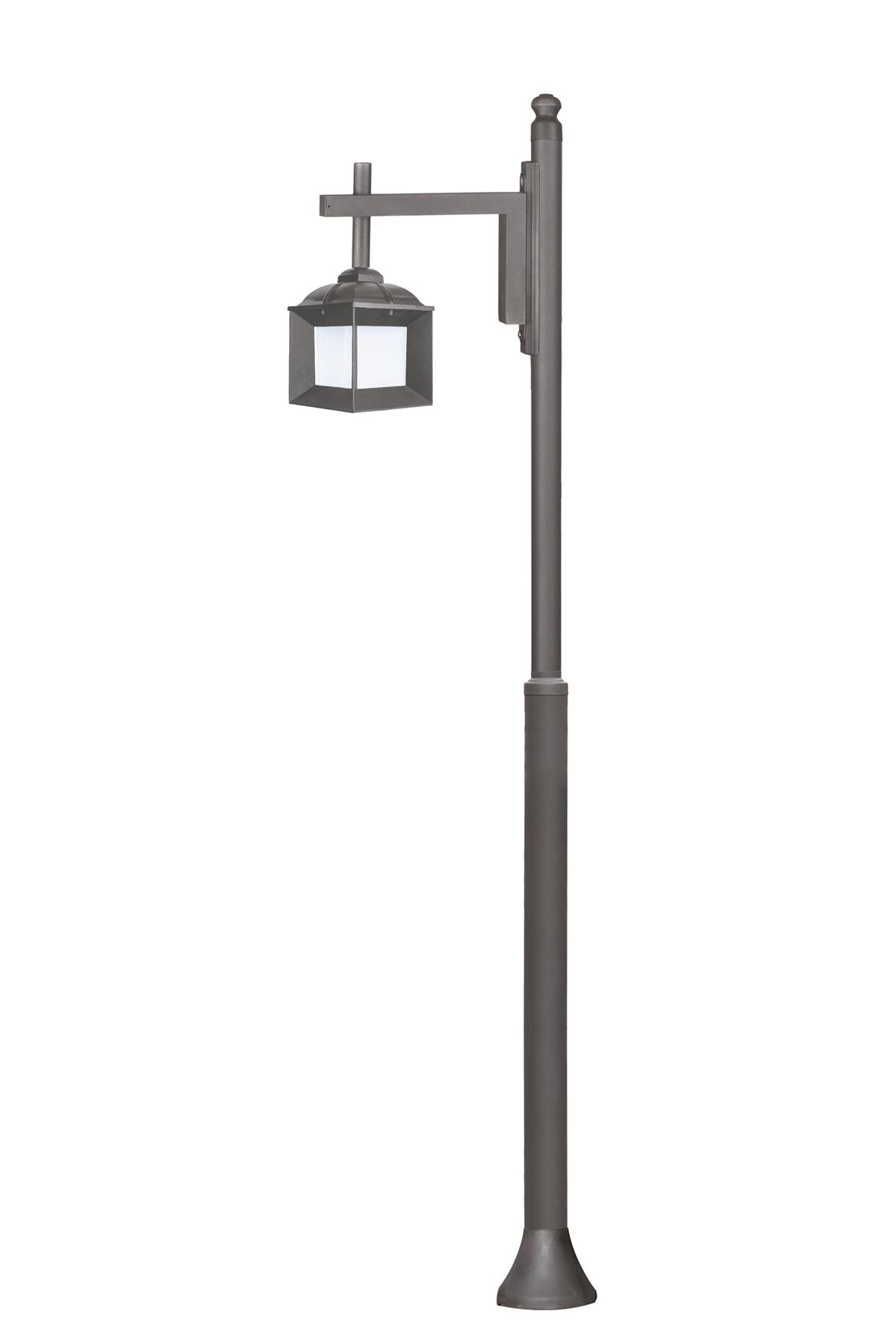 Bahçe Direkleri E27 12W 50cm Çelik Boru Siyah Dorbien-BDR-68273-BSY