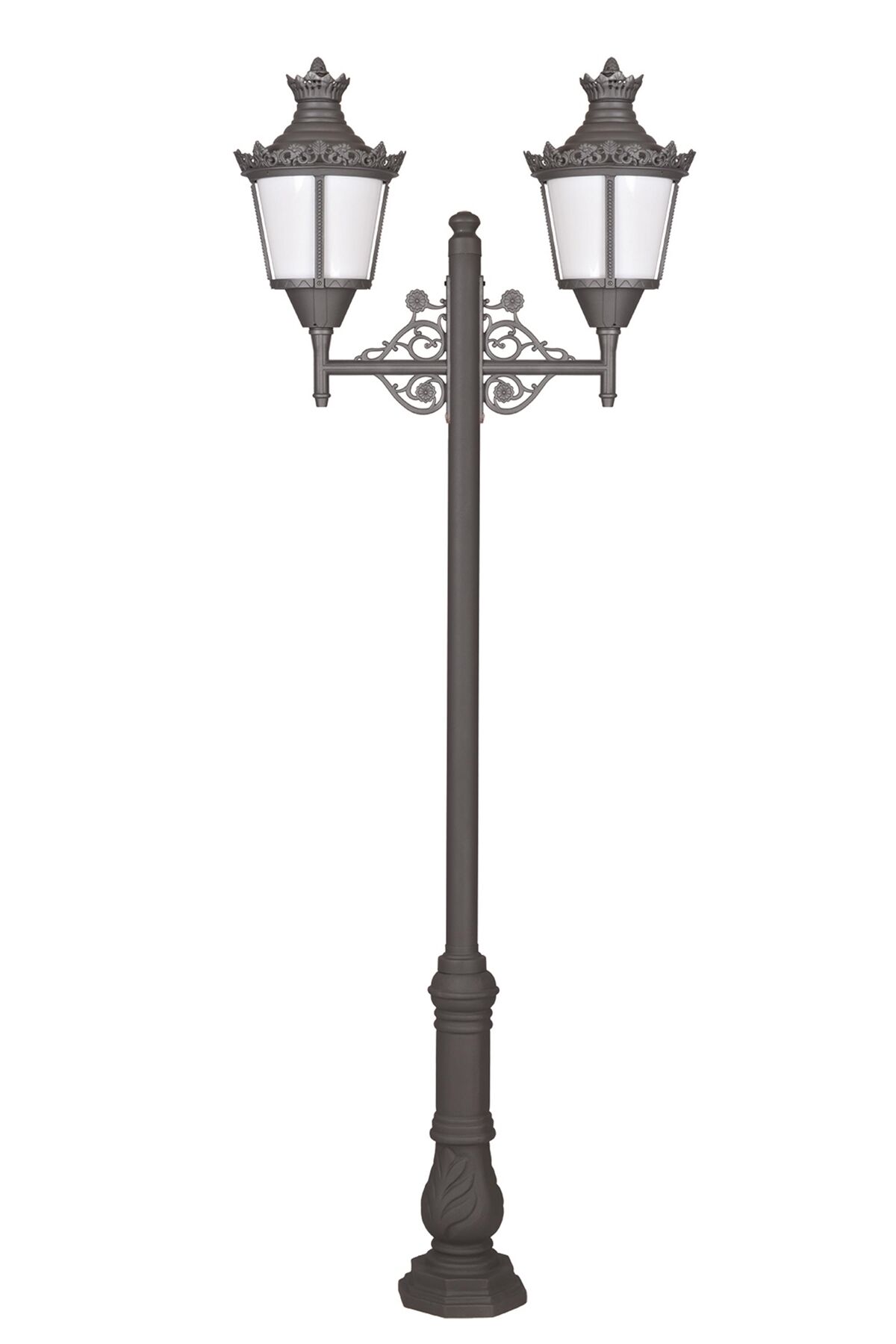 Bahçe Direkleri E27 24W 115cm Çelik Boru Siyah Dorbien-BDR-68287-2BSY-M2
