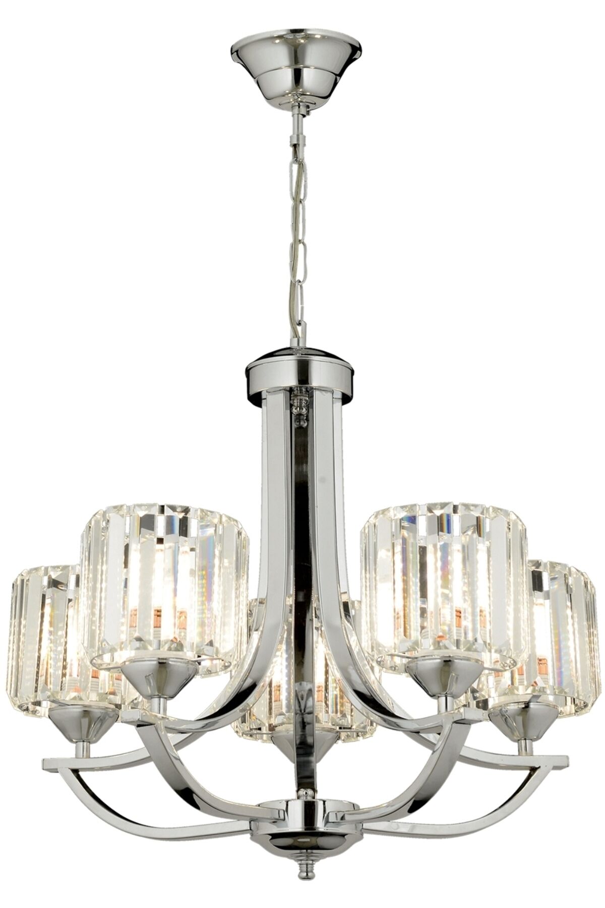 Sag Modern Avize E27 60W 55cm Metal Krom Dorbien-AV-65226-5K