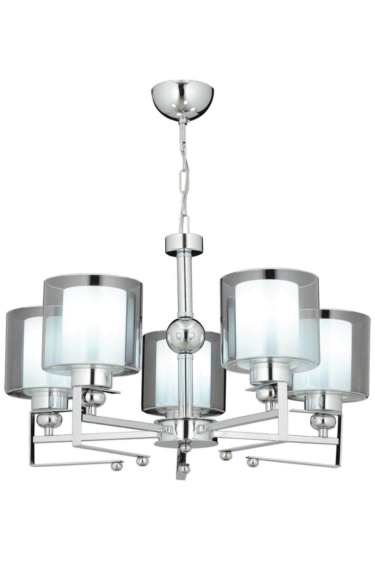 Shine Modern Avize E27 60W 58cm Metal Krom Dorbien-AV-65227-5K