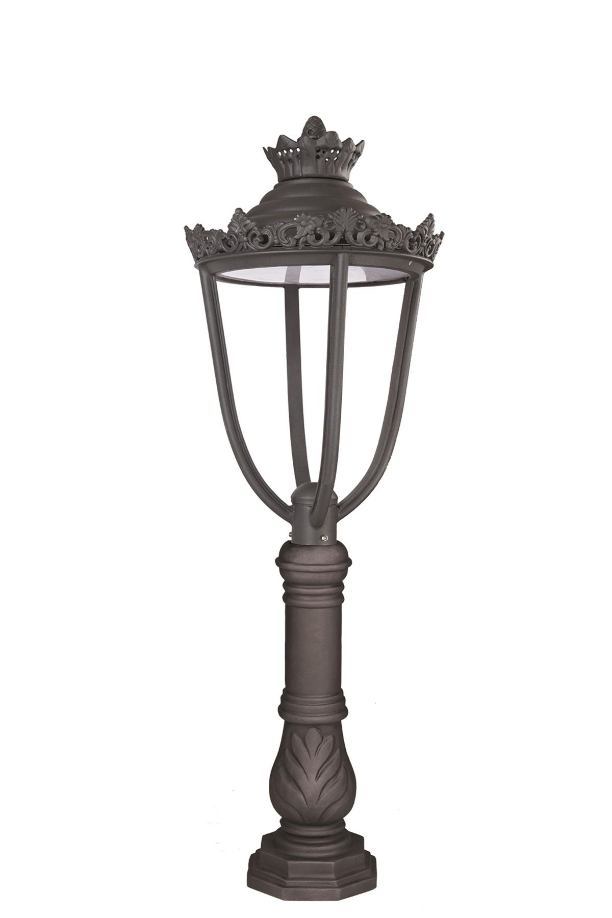 Bahçe Set Üstü Aydınlatma LED 16W 50cm Çelik Boru Siyah Dorbien-BSU-68215-BSY-LED