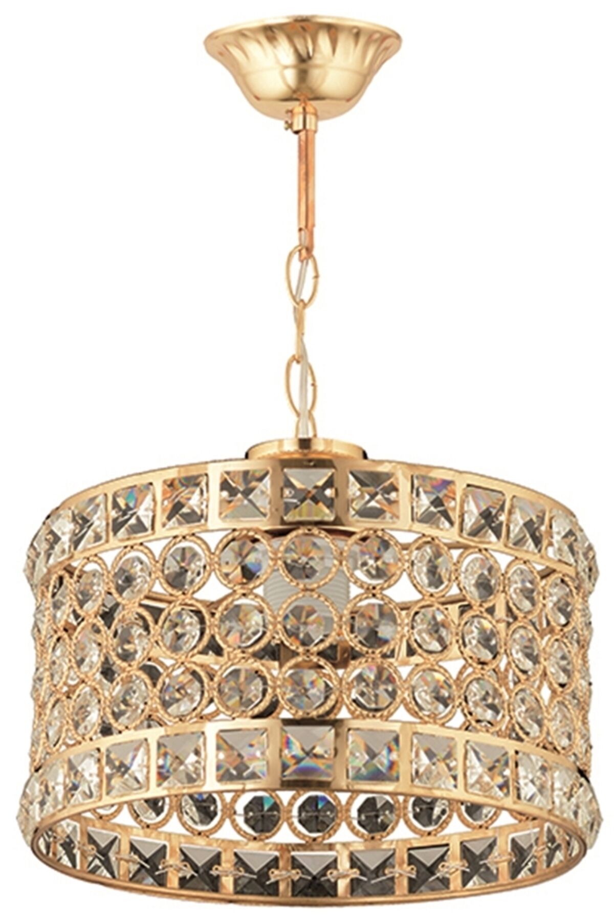 Göz Klasik Avize E27 36W 25cm Metal Sarı Dorbien-AV-65240-3S