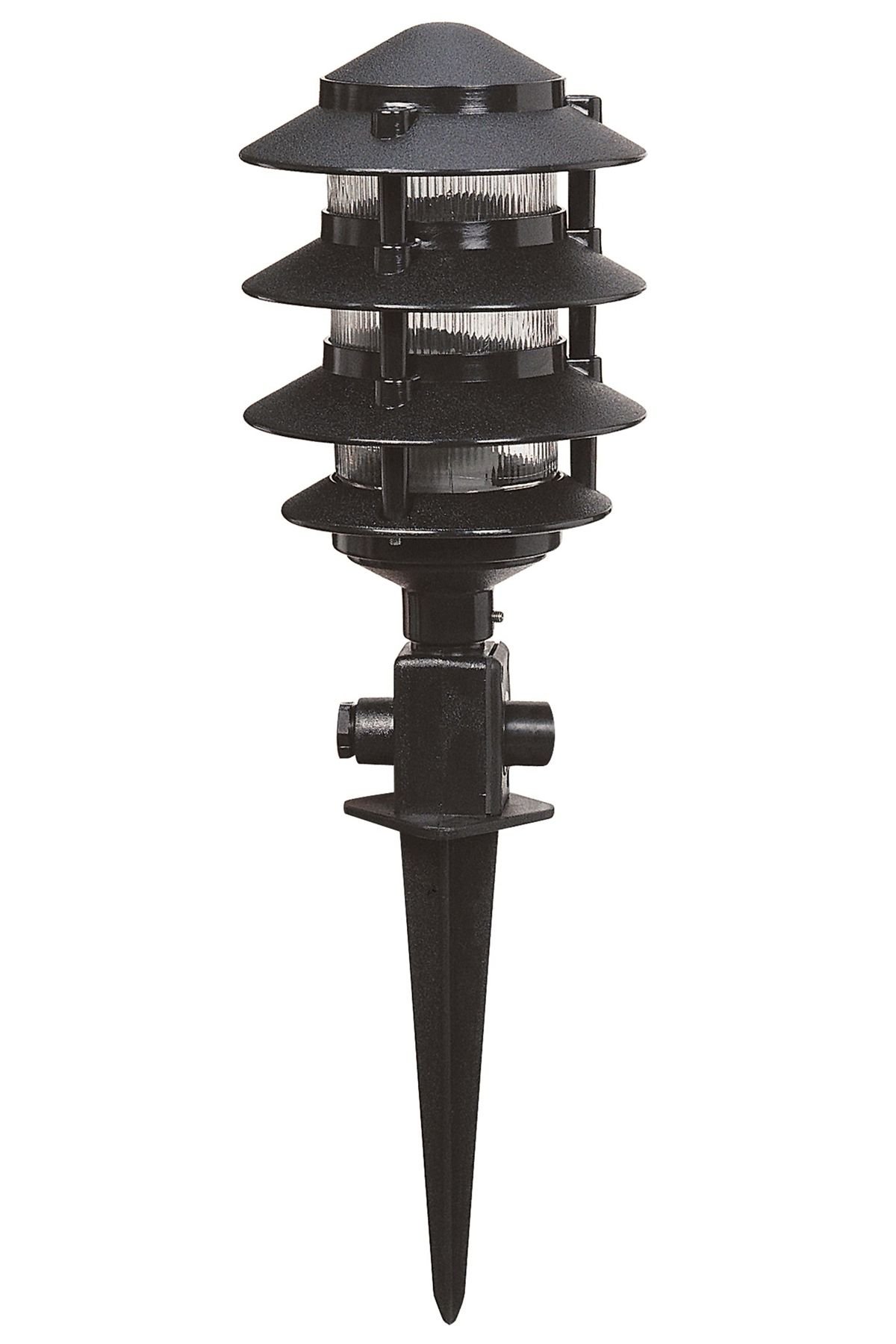 Bahçe Bollard E27 12W 15cm ABS Siyah Dorbien-BBO-68161-BSY