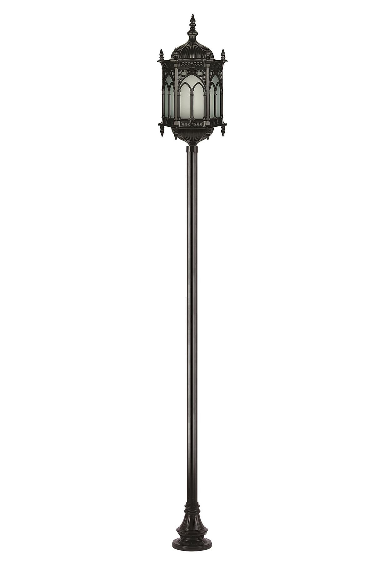 Bahçe Direkleri E27 12W 45cm Alüminyum Siyah Dorbien-BDR-68009-BSY-BOP