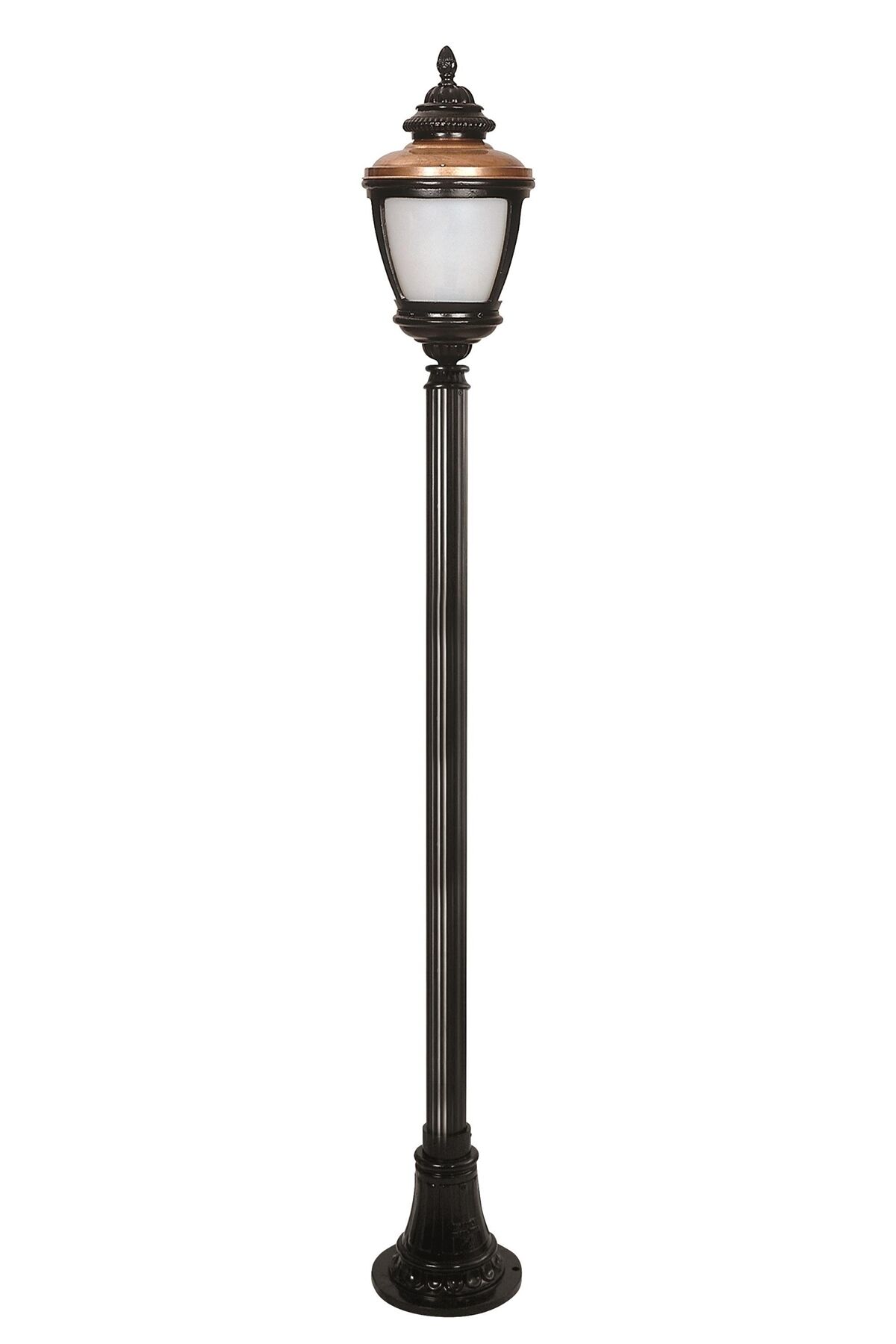 Bahçe Direkleri E27 12W 30cm Alüminyum Kahverengi/Siyah Dorbien-BDR-68011-1BSY-BOP