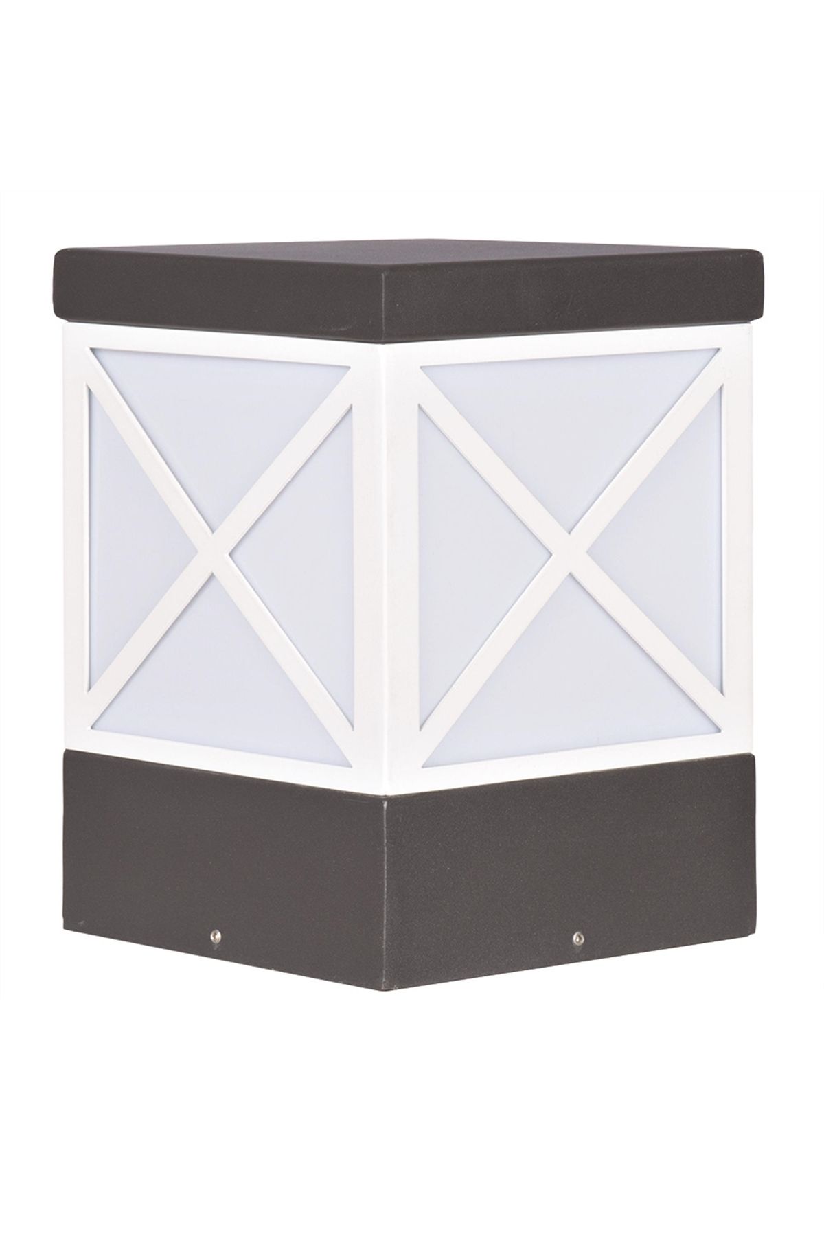 Bahçe Set Üstü Aydınlatma E27 12W 22x22cm Metal Siyah Dorbien-BSU-68268-BSY-M5