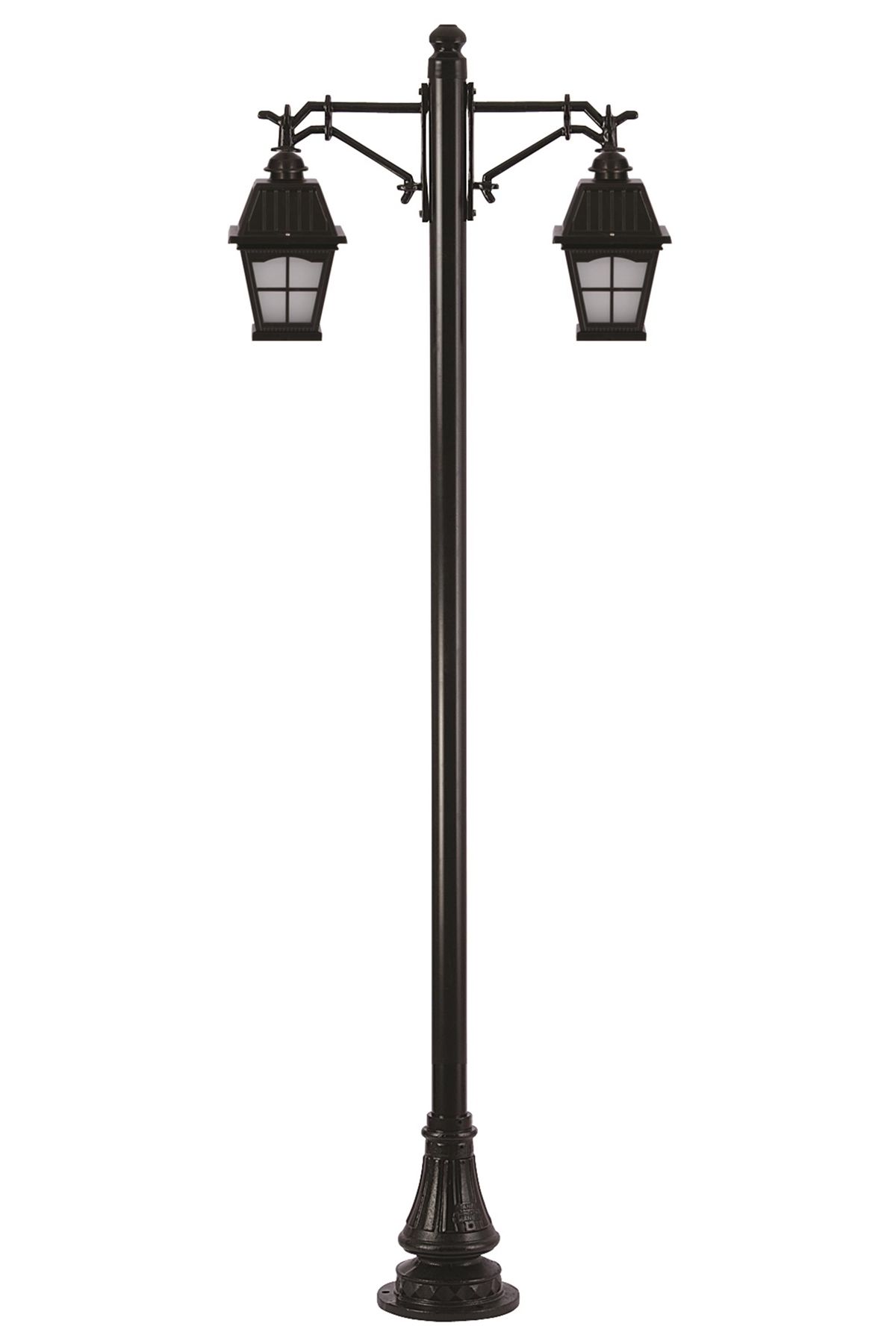 Bahçe Direkleri E27 24W 90x23cm Alüminyum Siyah Dorbien-BDR-68039-2BSY-M2-OP