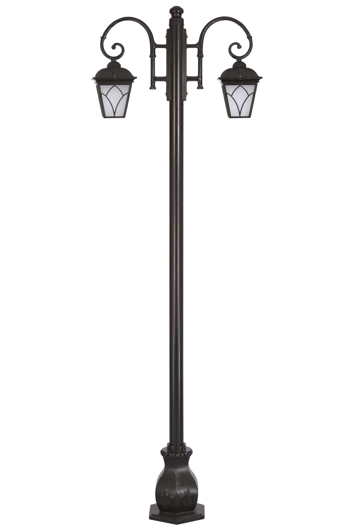 Bahçe Direkleri E27 24W 90x23cm Alüminyum Siyah Dorbien-BDR-68043-2BSY-M1-OP