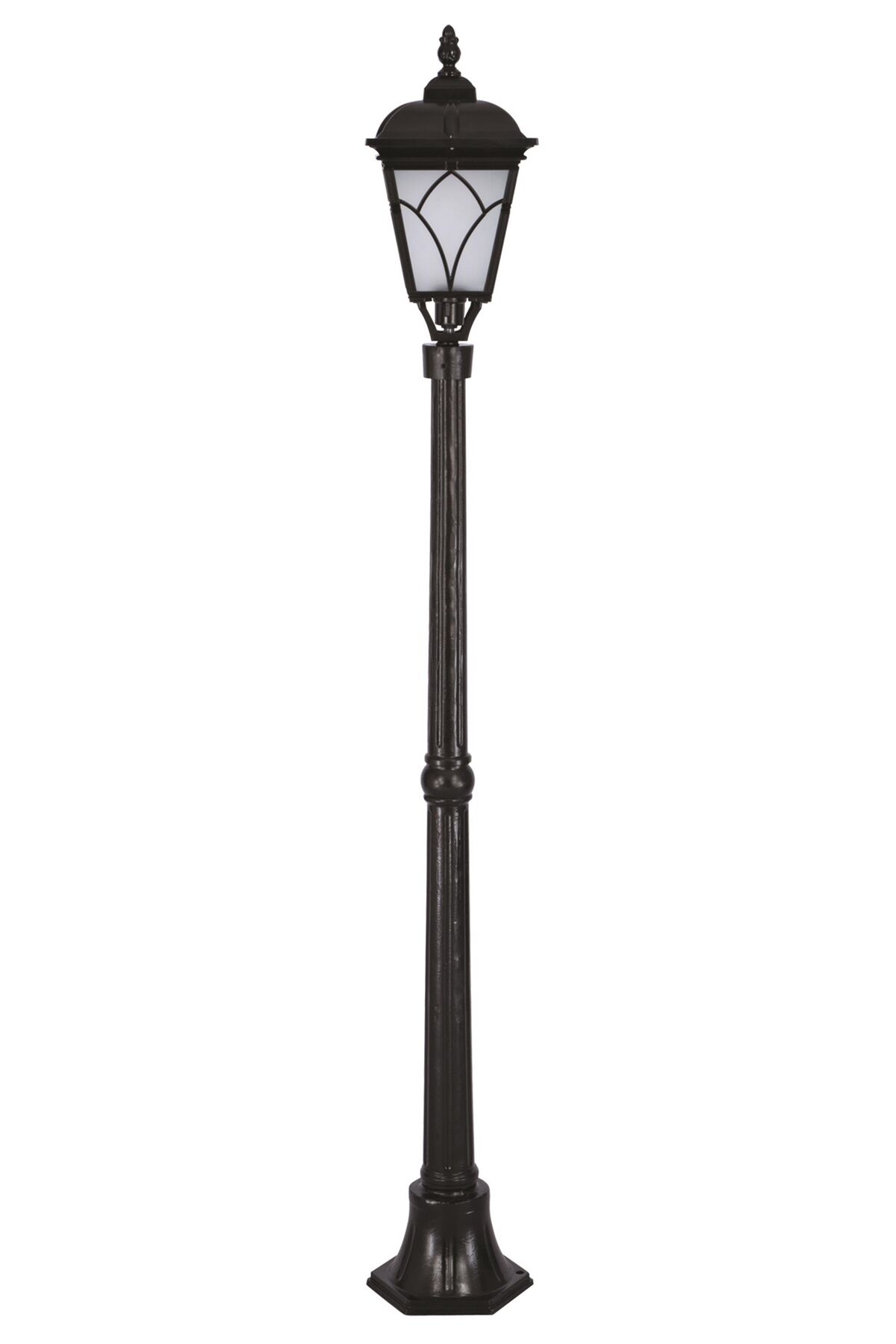 Bahçe Direkleri E27 12W 23cm Alüminyum Siyah Dorbien-BDR-68043-BSY-KOP