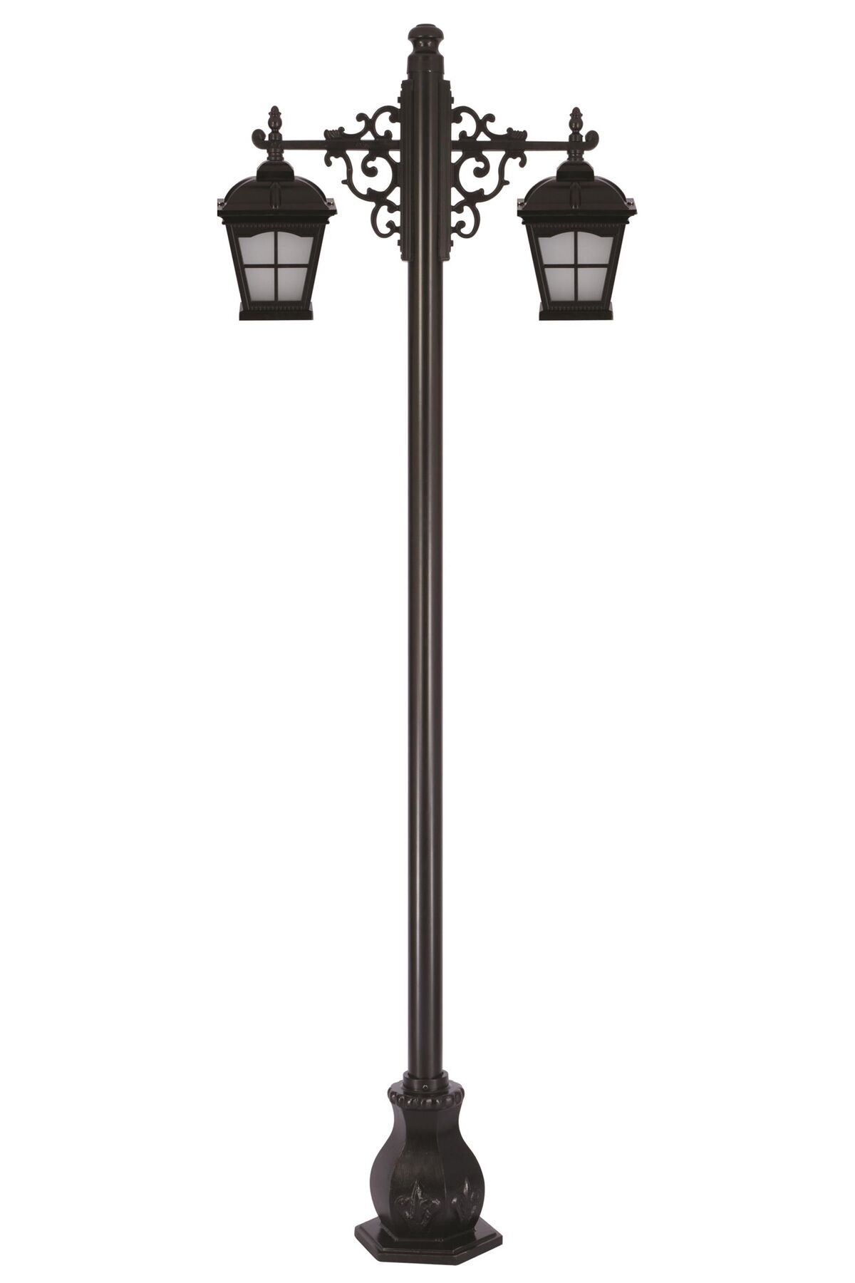 Bahçe Direkleri E27 24W 90x23cm Alüminyum Siyah Dorbien-BDR-68045-2BSY-M2-OP