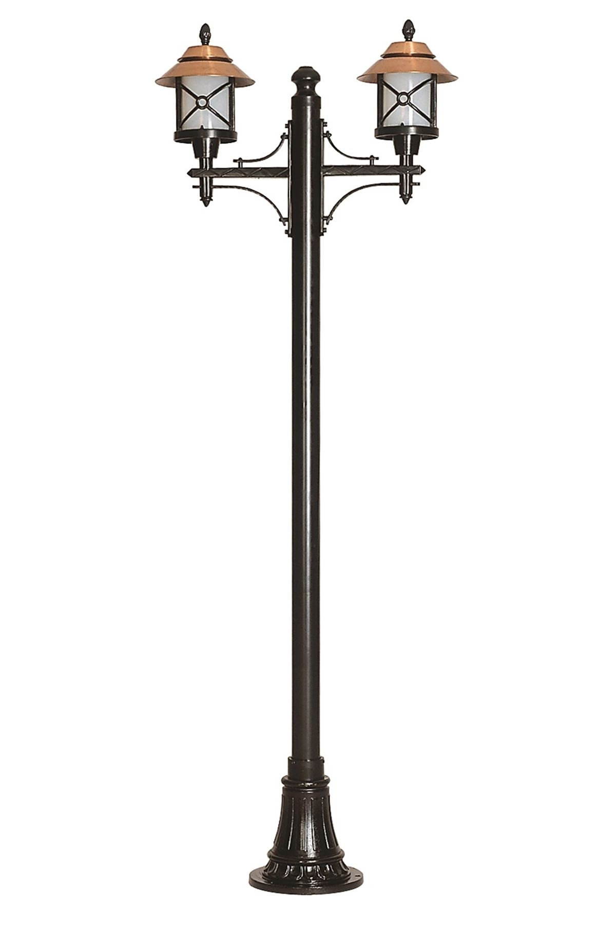 Bahçe Direkleri E27 24W 90x30cm Alüminyum Kahverengi/Siyah Dorbien-BDR-68049-2BKR-M1-OP