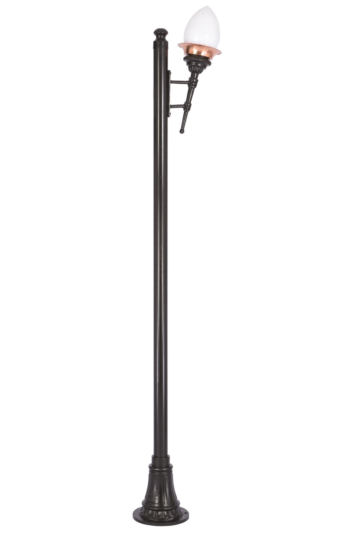 Bahçe Direkleri E27 12W 40x30cm Alüminyum Sarı/Siyah Dorbien-BDR-68050-1BSY-OP