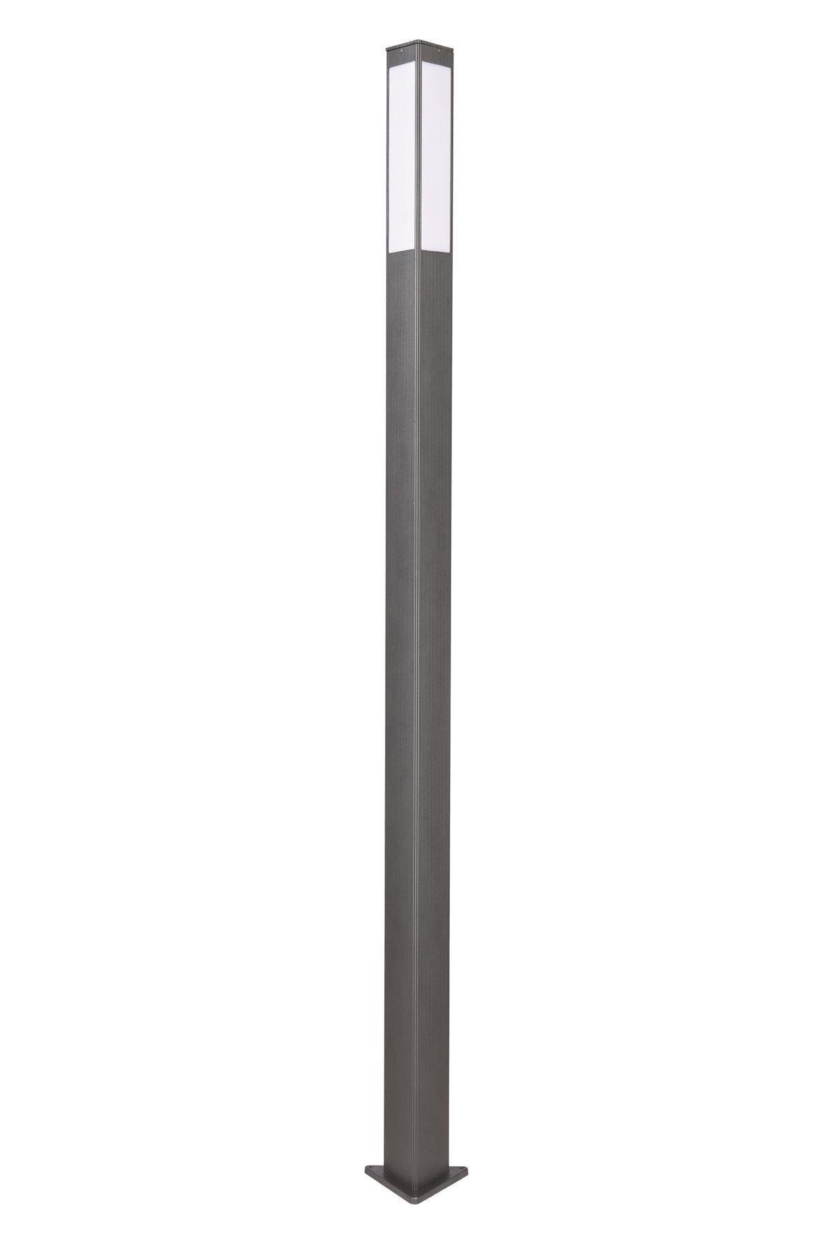Bahçe Direkleri LED 25W 15x15cm Alüminyum Profil Siyah Dorbien-BDR-68237-BSY-M1-LED