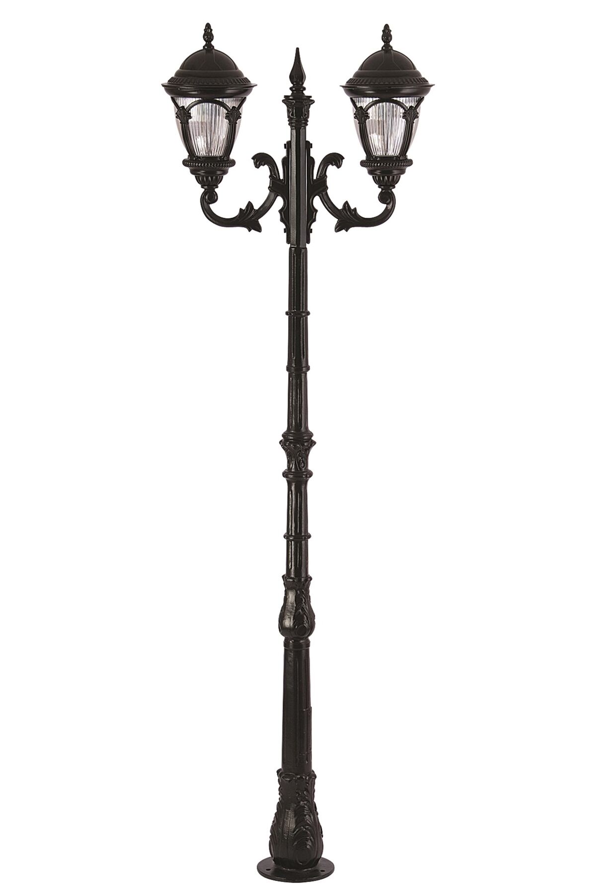 Bahçe Direkleri E27 24W 75cm Alüminyum Siyah Dorbien-BDR-68052-2BSY-M2