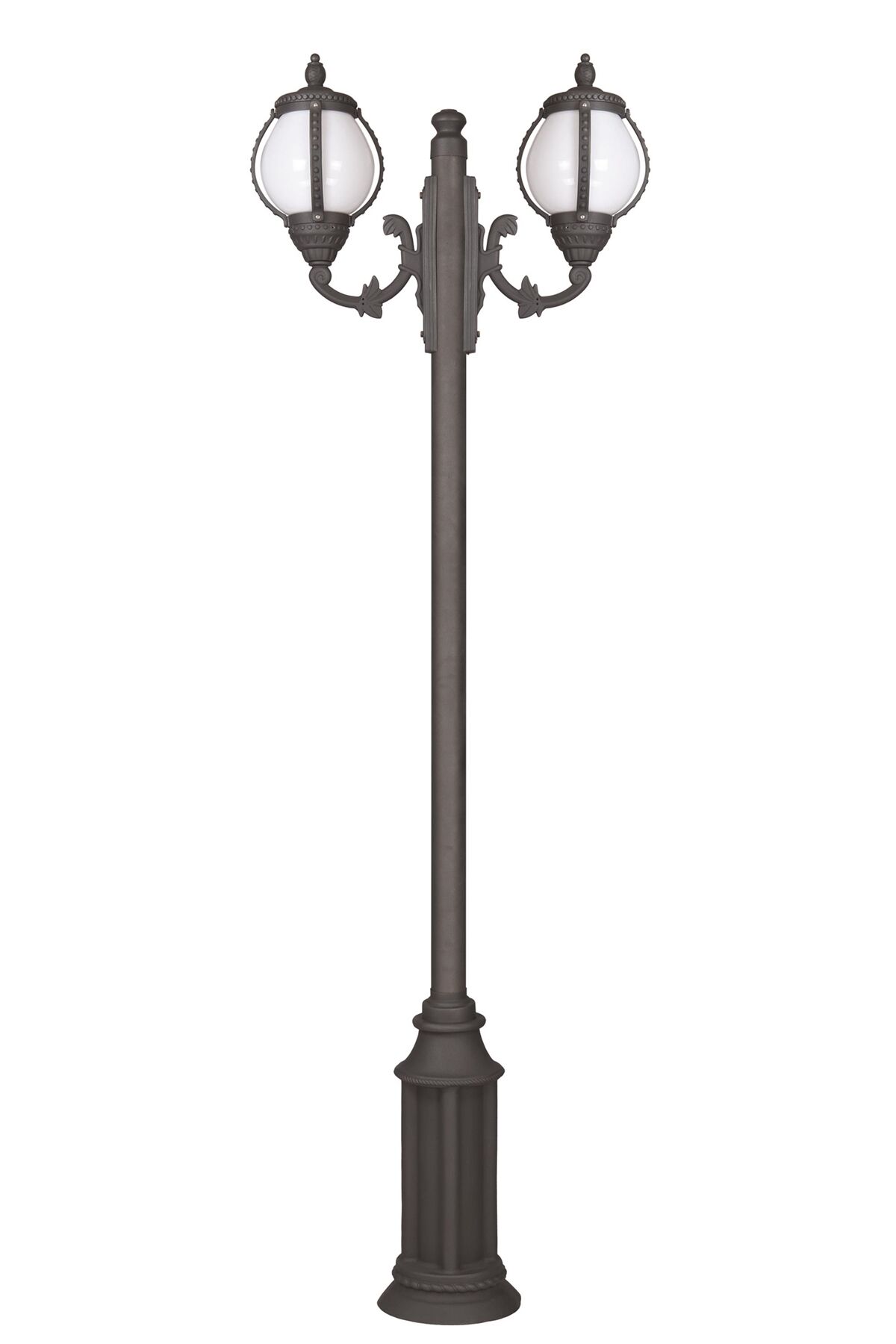 Bahçe Direkleri E27 24W 85cm Çelik Boru Siyah Dorbien-BDR-68282-2BSY