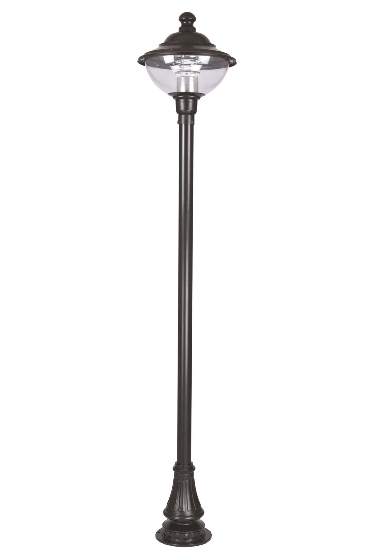 Bahçe Direkleri E27 12W 50cm Çelik Boru Siyah Dorbien-BDR-68285-BSY
