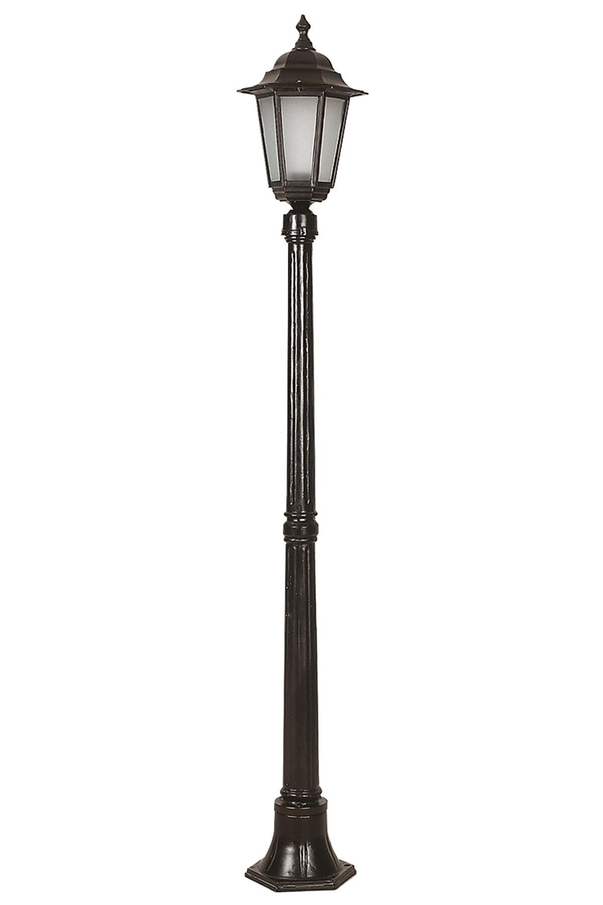 Bahçe Direkleri E27 12W 25cm Alüminyum Sarı/Siyah Dorbien-BDR-68054-1BSY-OP