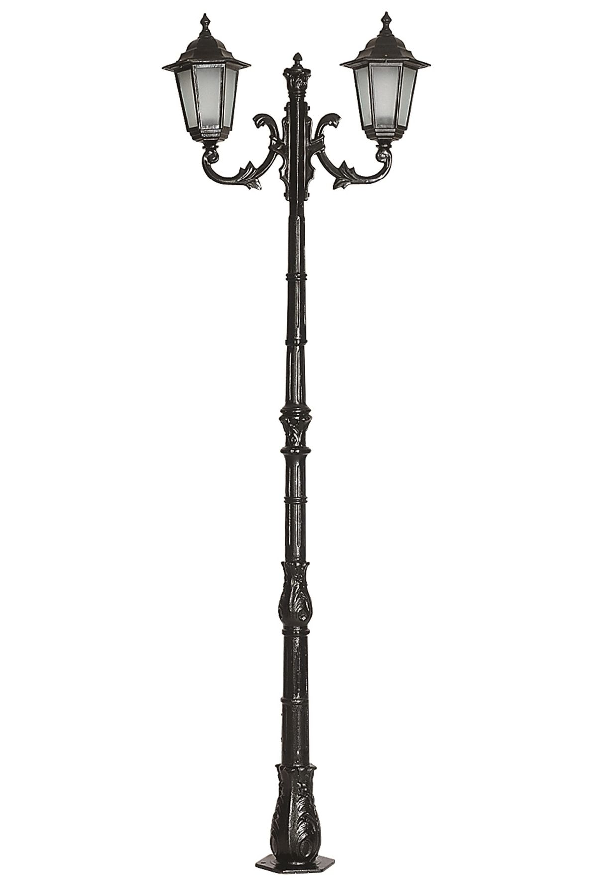 Bahçe Direkleri E27 24W 75cm Alüminyum Sarı/Siyah Dorbien-BDR-68054-2BSY-M1-OP