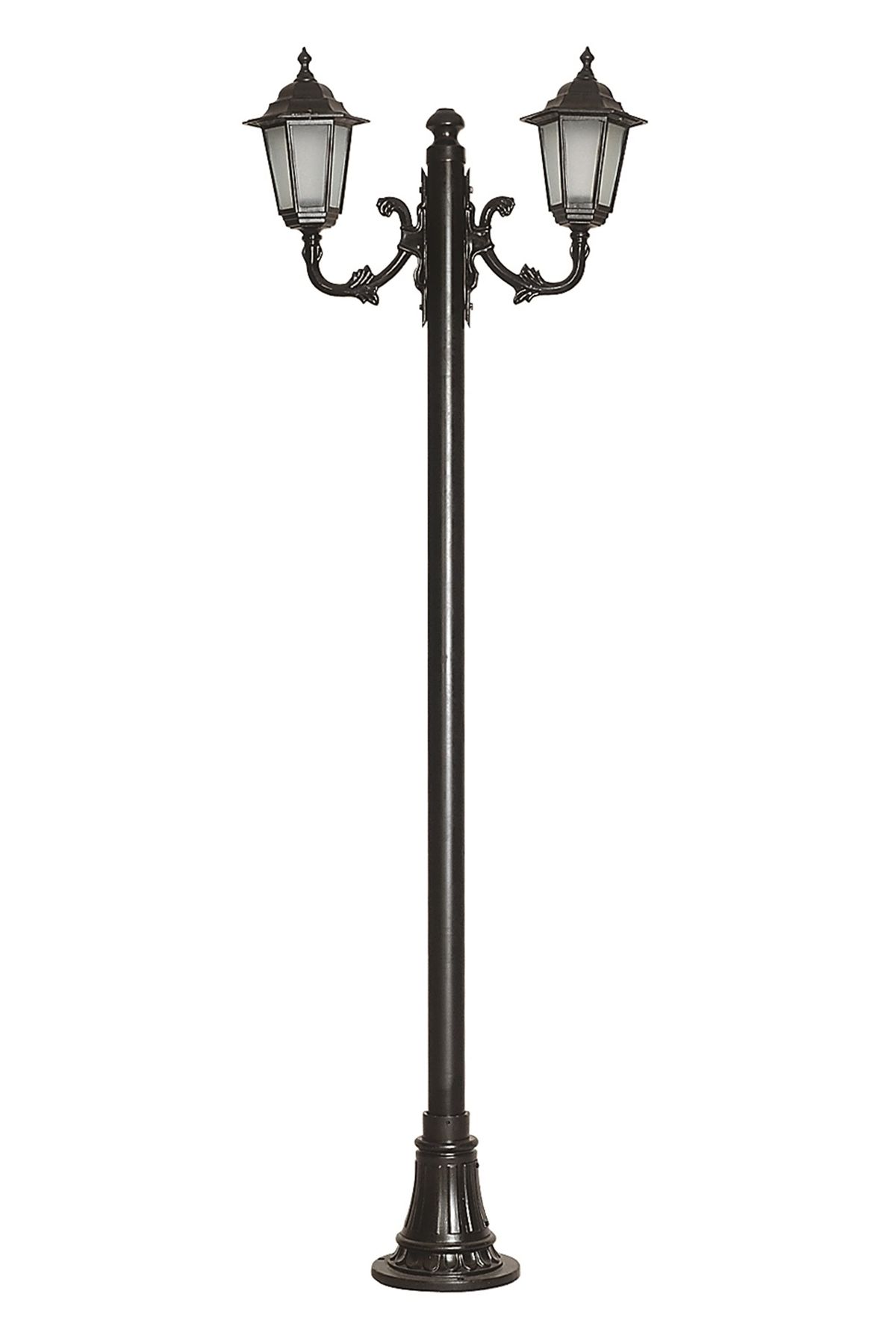 Bahçe Direkleri E27 12W 75x25cm Alüminyum Sarı/Siyah Dorbien-BDR-68054-2BSY-M2-OP