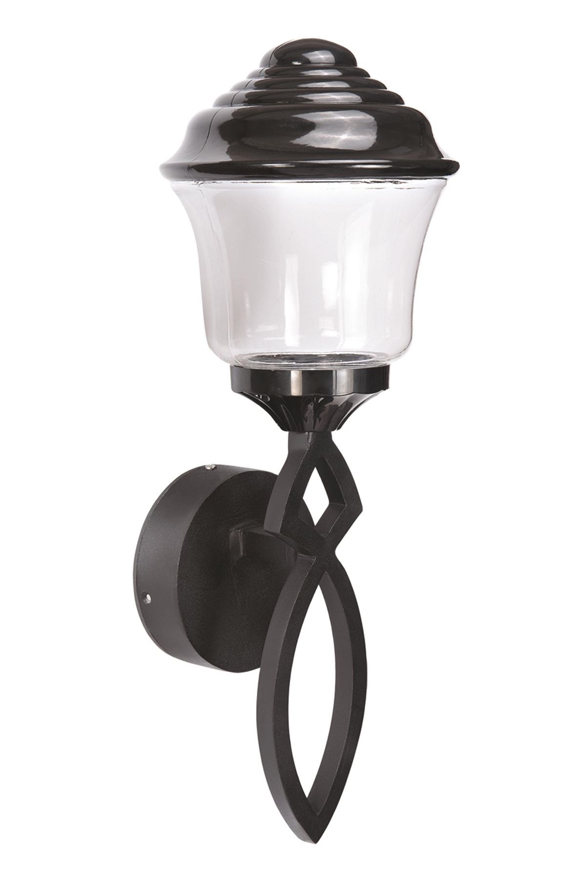 Bahçe Aplik E27 12W 20cm Alüminyum Siyah Dorbien-BAP-68278-BSY-M6