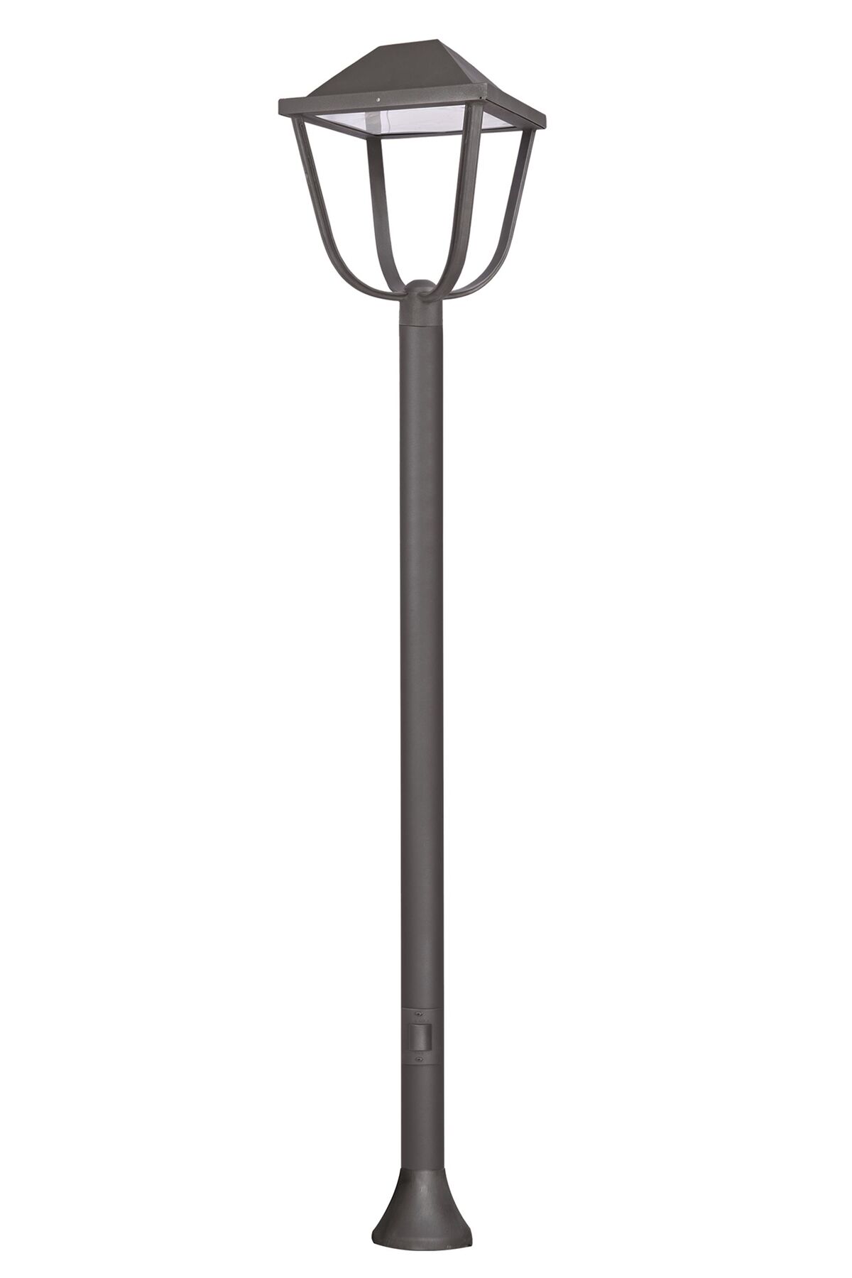 Bahçe Direkleri LED 35W 50cm Çelik Boru Siyah Dorbien-BDR-68216-BSY-M1-LED
