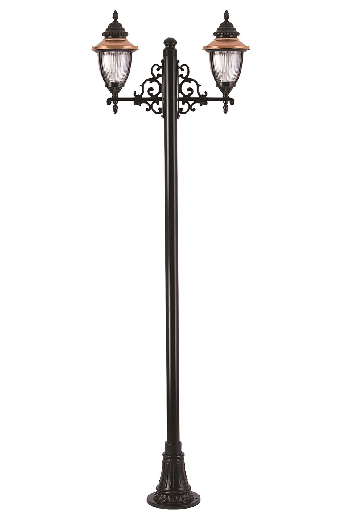 Bahçe Direkleri E27 24W 90x25cm Alüminyum Kahverengi/Siyah Dorbien-BDR-68055-2BSY-M2