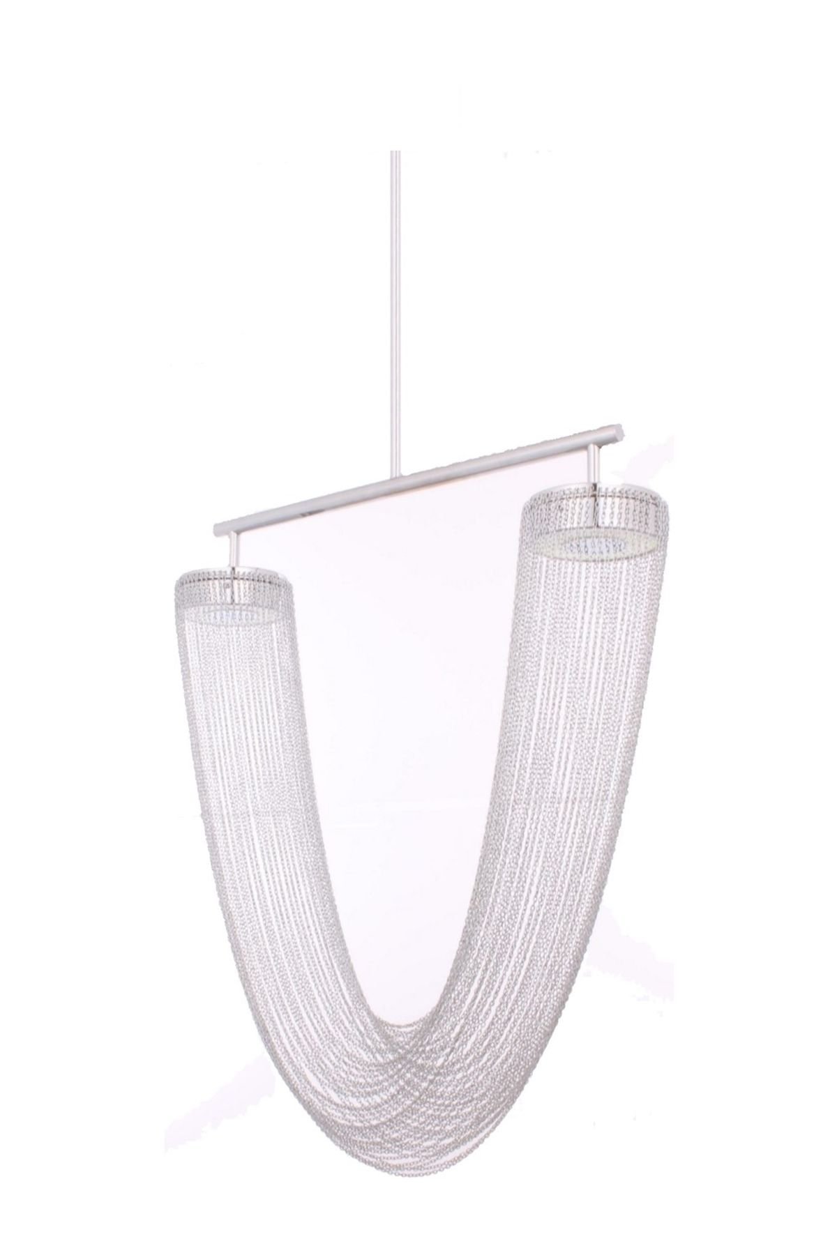 Spring Modern Avize LED 12W 75x15cm Metal Krom Avonni-AV-65130-2K