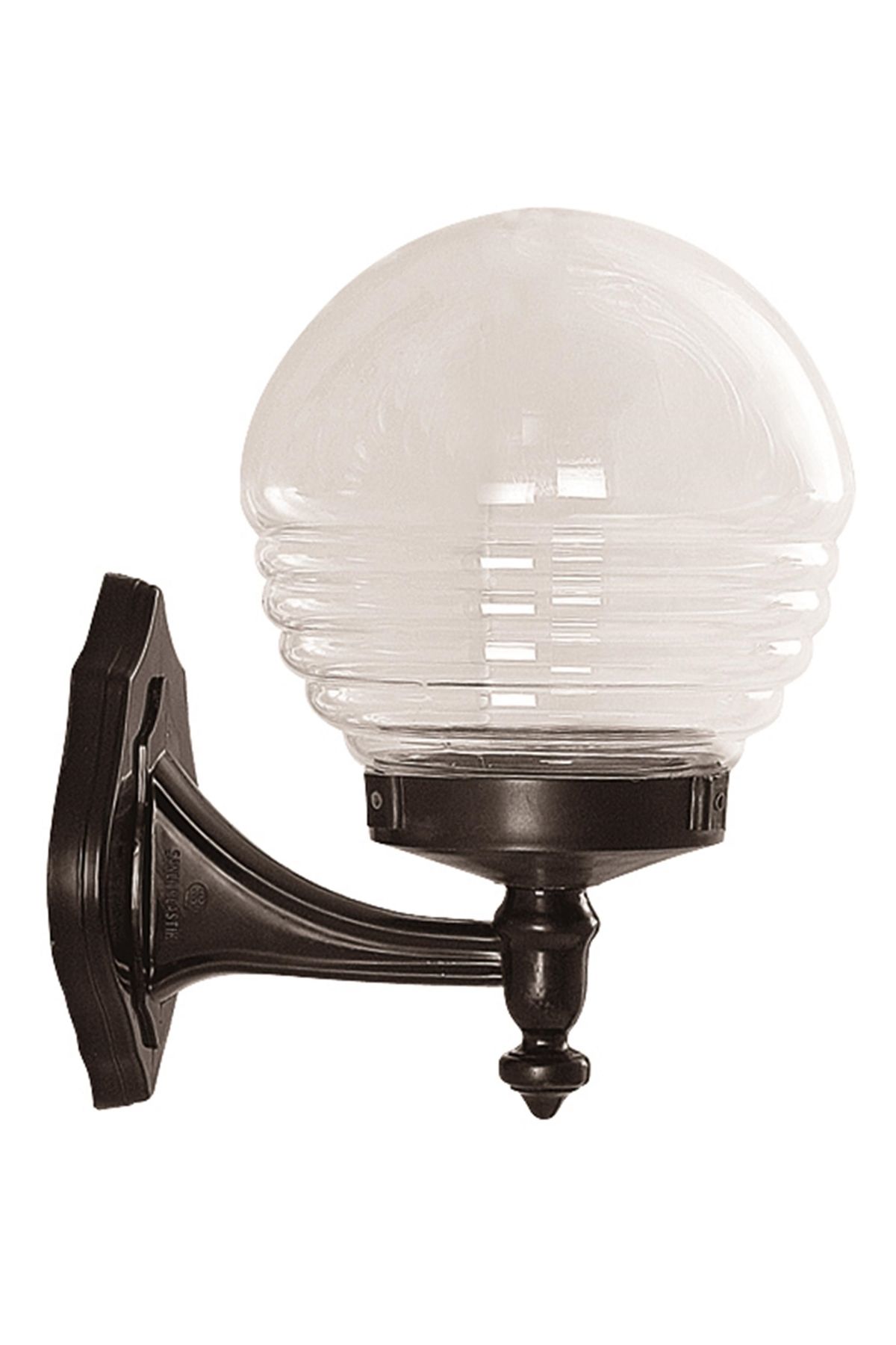Bahçe Aplik E27 12W 25x20cm ABS Siyah Dorbien-BAP-68175-BSY-M2