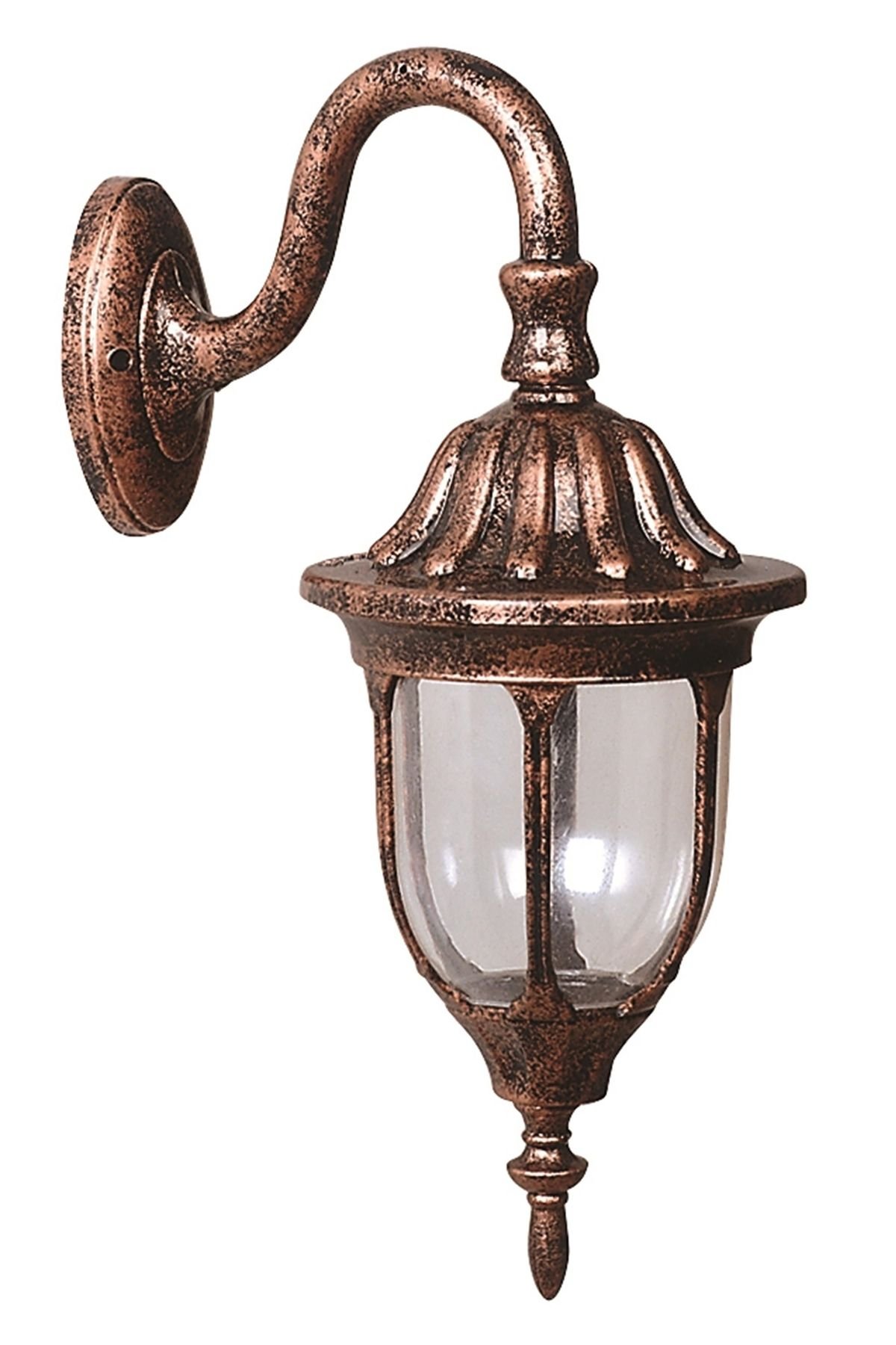 Bahçe Aplik E27 12W 25x16cm ABS Kahverengi Dorbien-BAP-68178-BKR