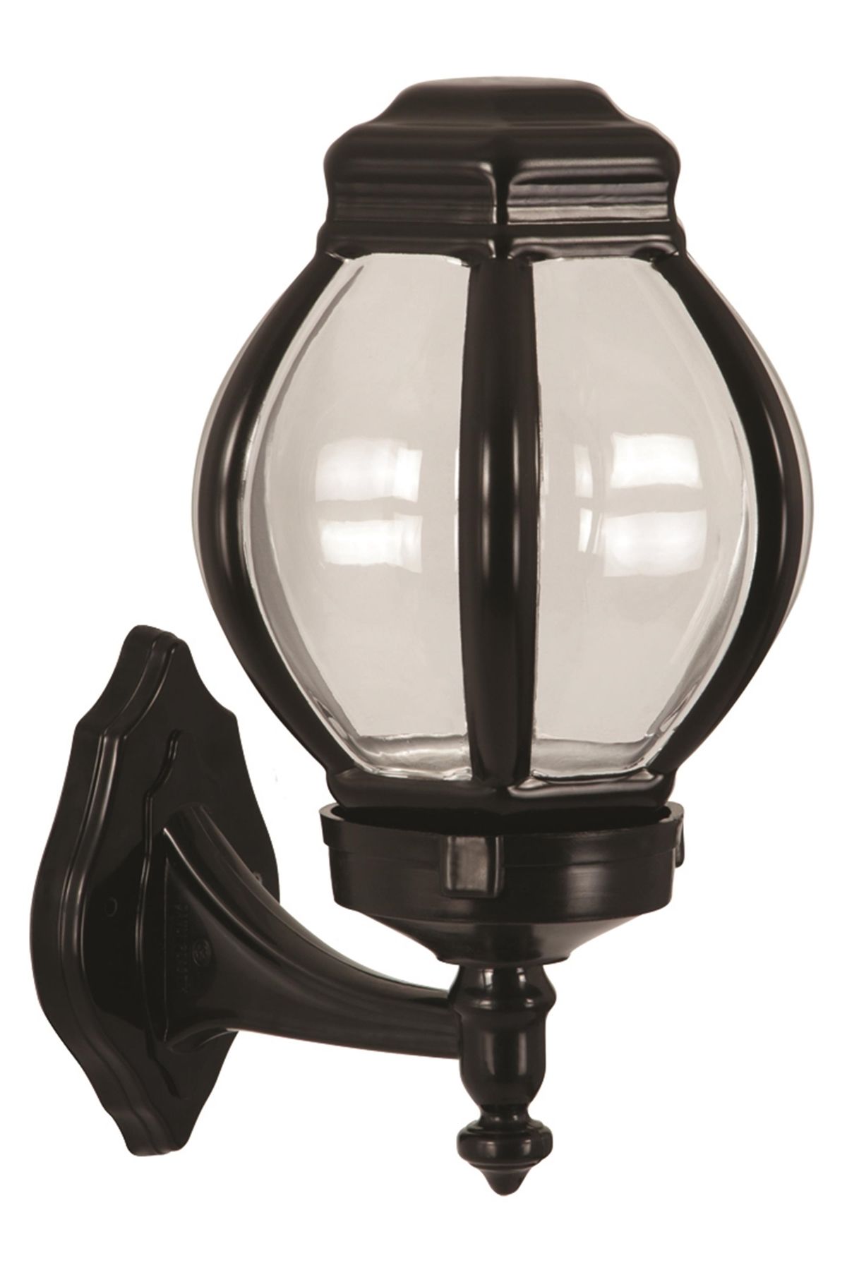 Bahçe Aplik E27 12W 27x23cm ABS Siyah Dorbien-BAP-68195-BSY-M2-OP