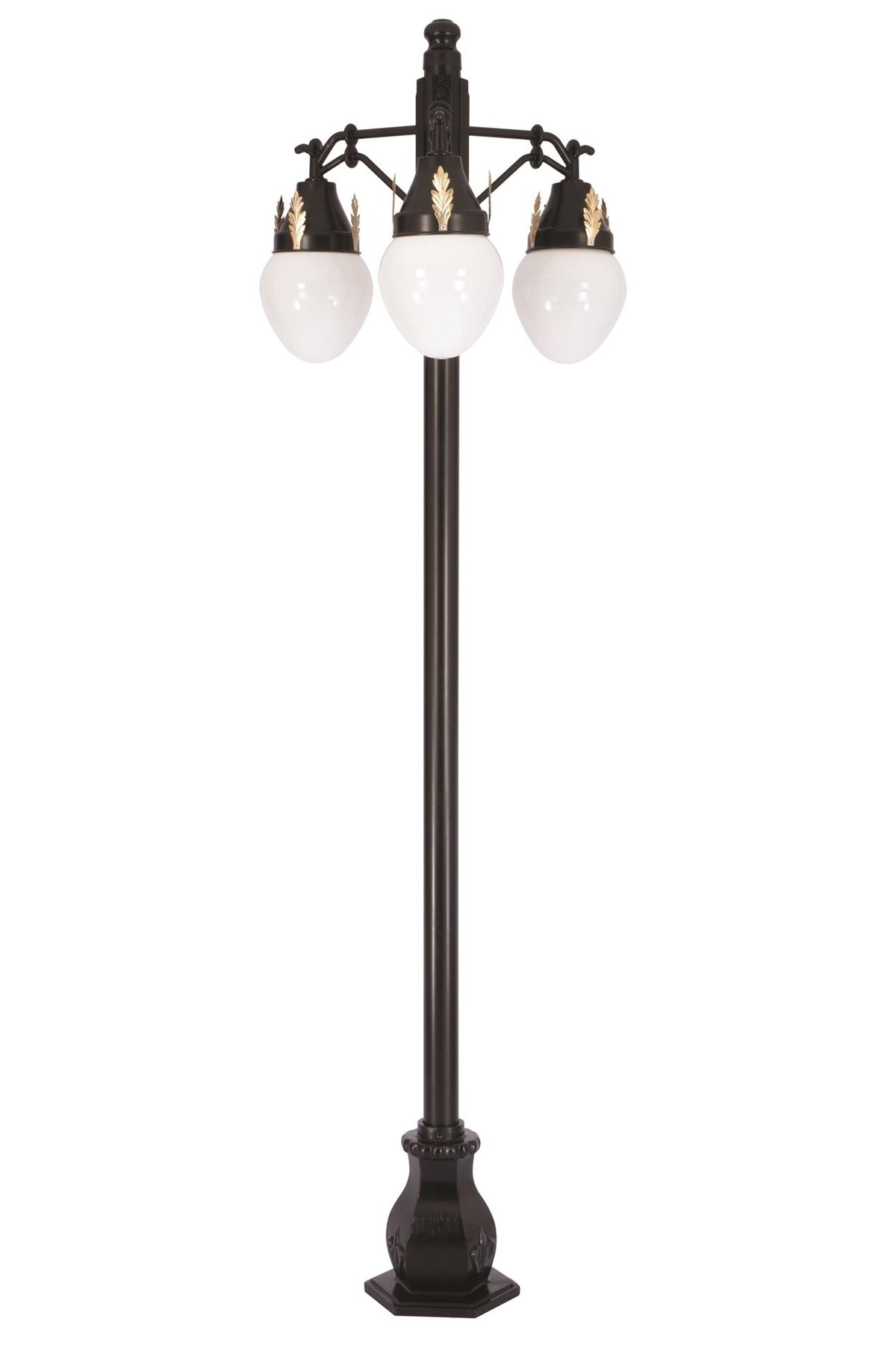Bahçe Direkleri E27 36W 85cm Alüminyum Sarı/Siyah Dorbien-BDR-68087-3BSY-OP