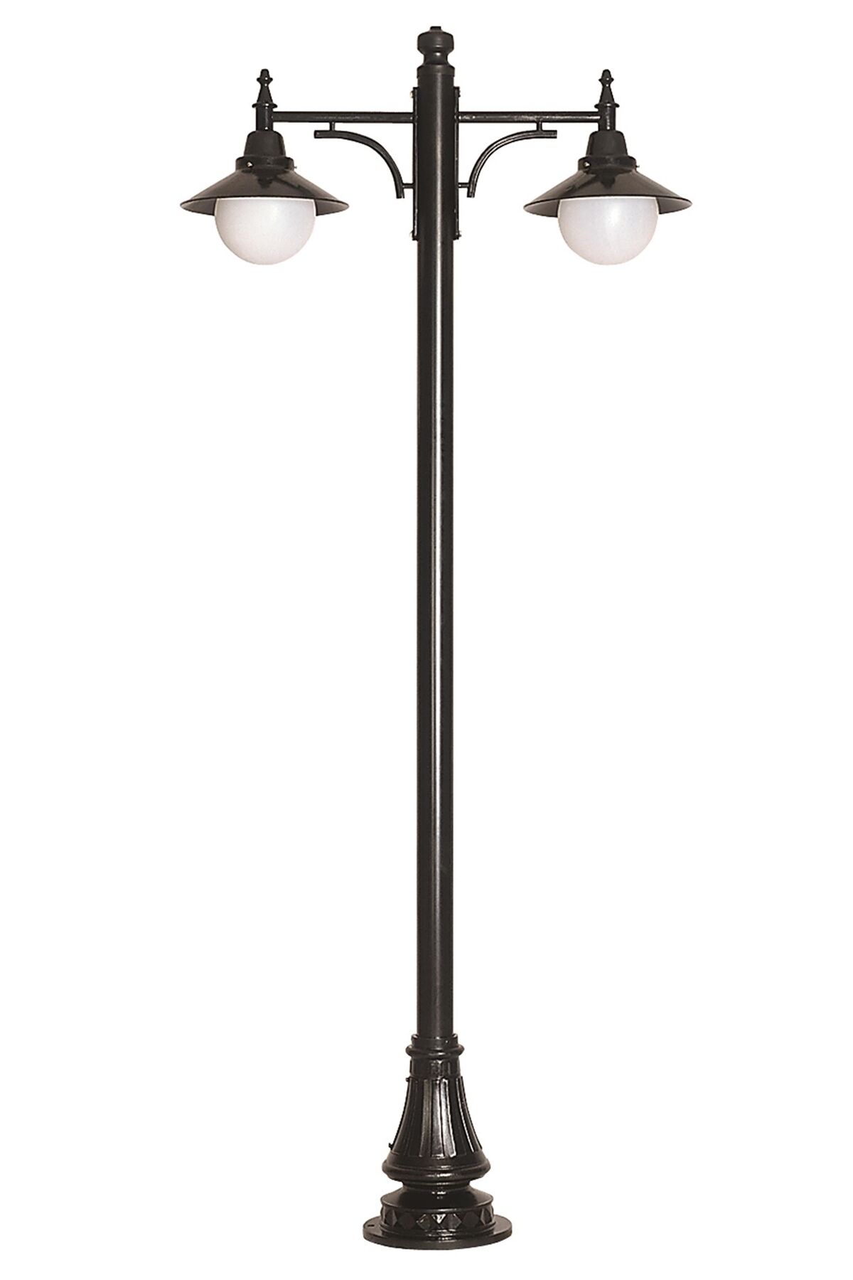 Bahçe Direkleri E27 24W 90cm Alüminyum Siyah Dorbien-BDR-68092-2BSY-M3-OP