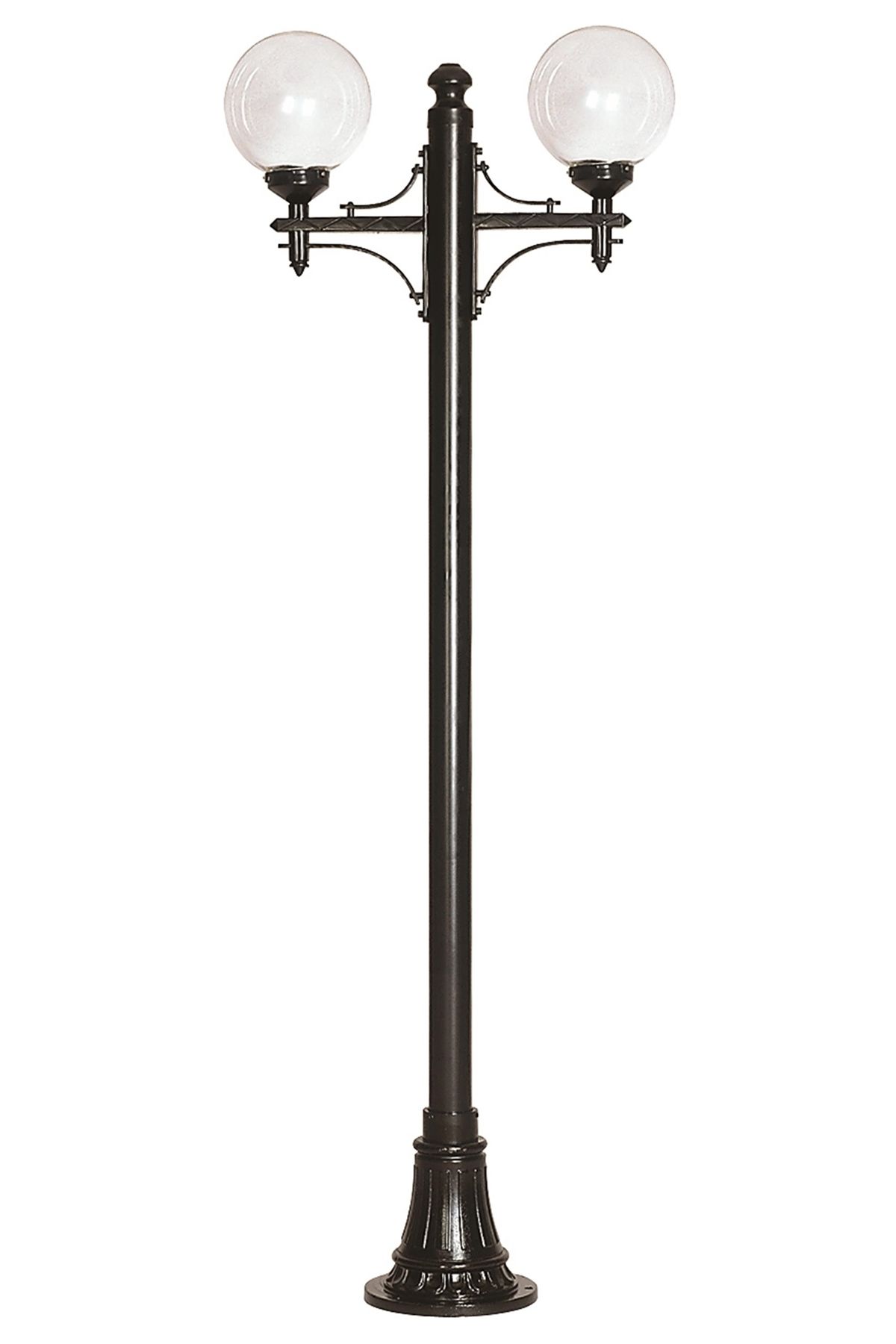 Bahçe Direkleri E27 24W 80cm Alüminyum Siyah Dorbien-BDR-68094-2BSY-M1-OP
