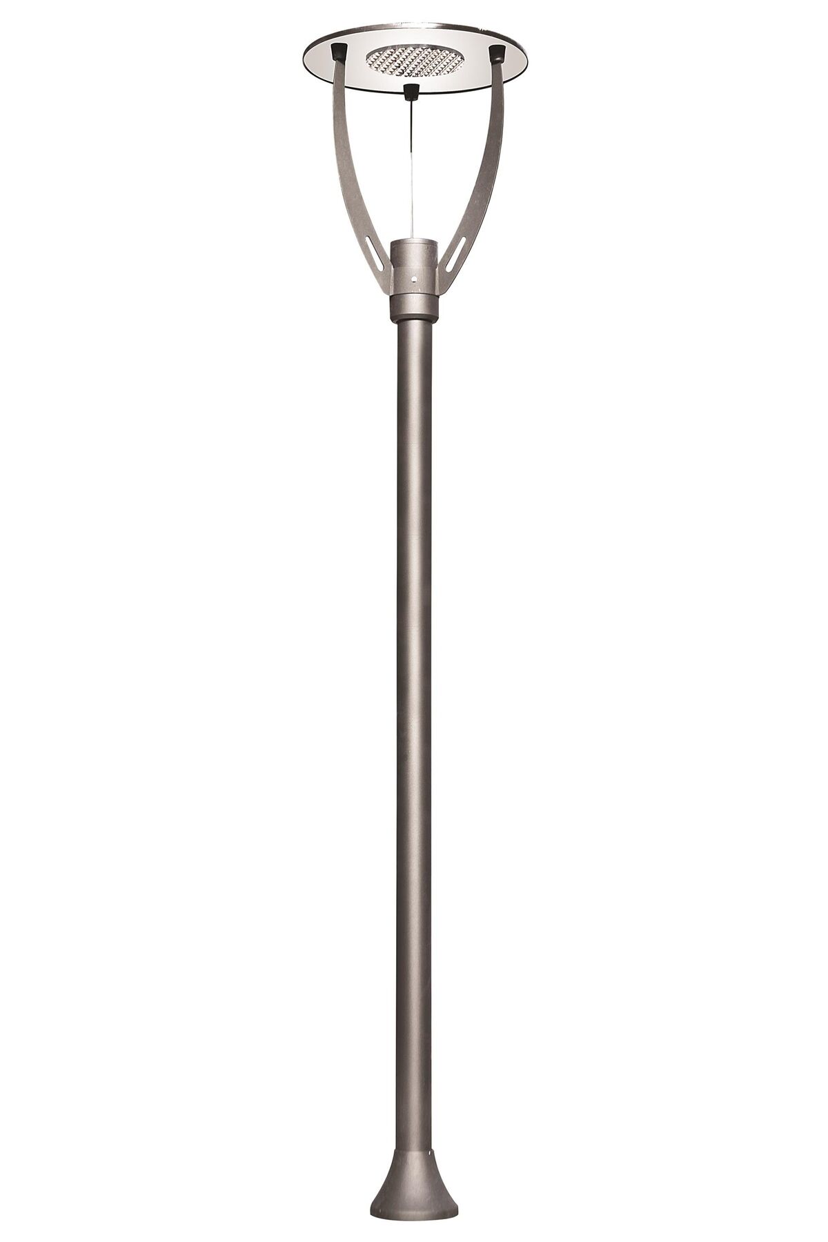 Bahçe Direkleri G12 150W 80cm Çelik Boru Gri Dorbien-BDR-68112-GR-M2-LED
