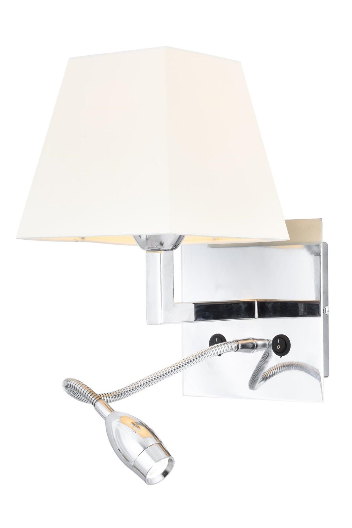 Hüda Aplik E14 6W 22x25cm Metal Krom Avonni-HAP-9064-LED