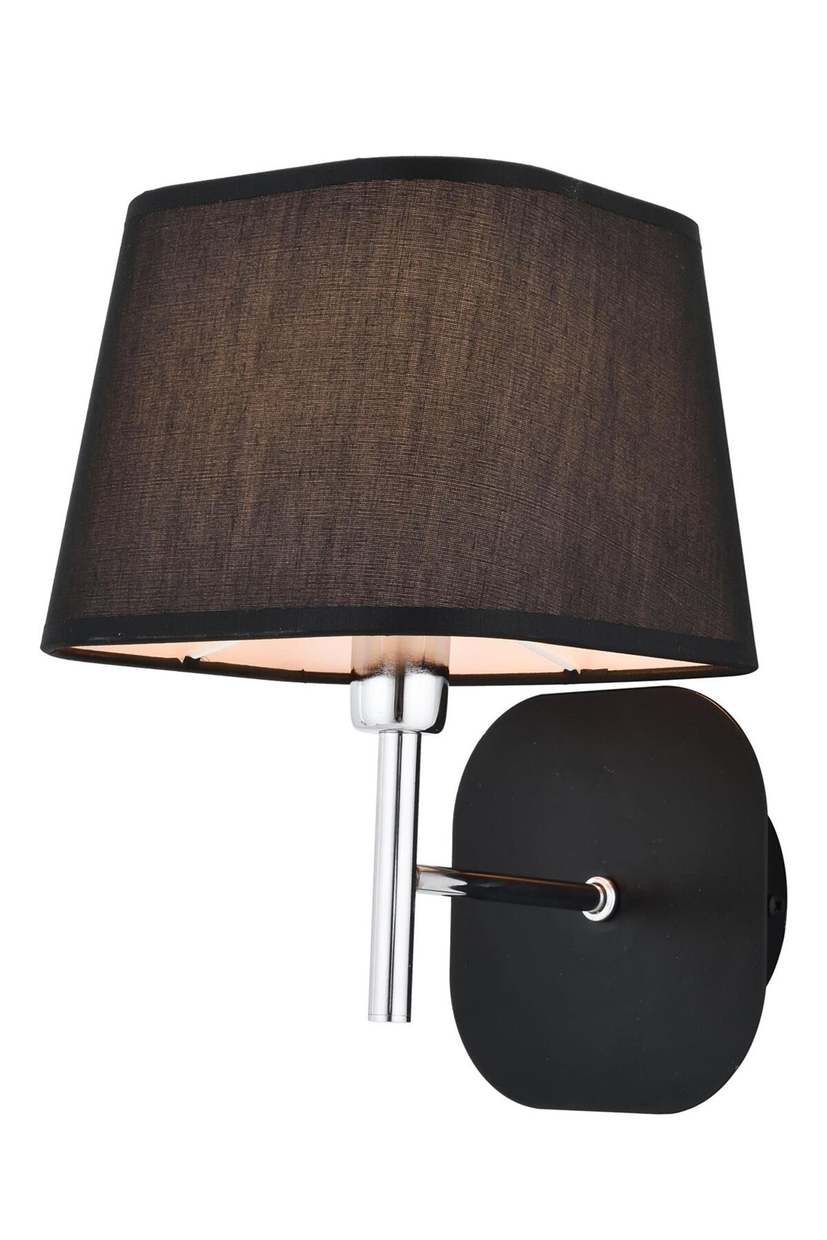 Riga Aplik E14 6W 18x22cm Metal Siyah Avonni-HAP-9071-1BS
