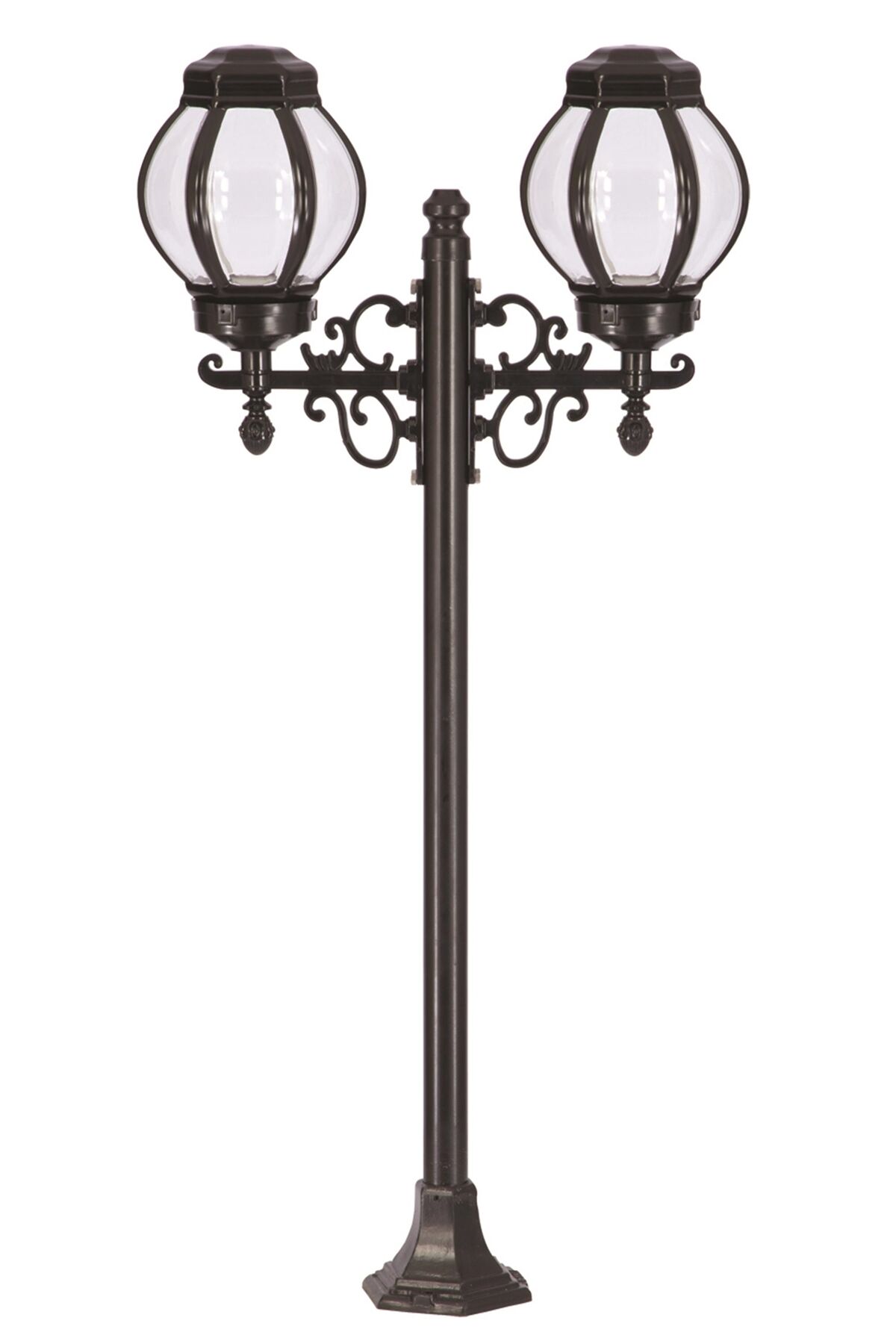 Bahçe Set Üstü Aydınlatma E27 24W 66x23cm Metal Siyah Dorbien-BSU-68195-2BSY-OP