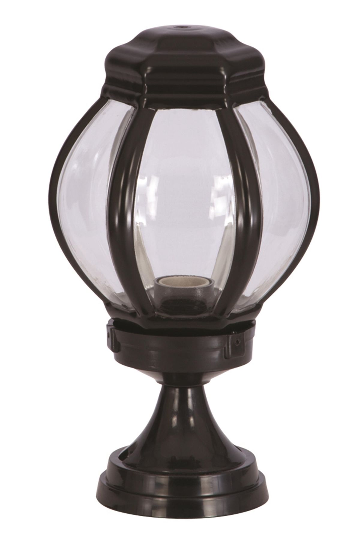 Bahçe Set Üstü Aydınlatma E27 12W 23cm ABS Siyah Dorbien-BSU-68195-BSY-M1