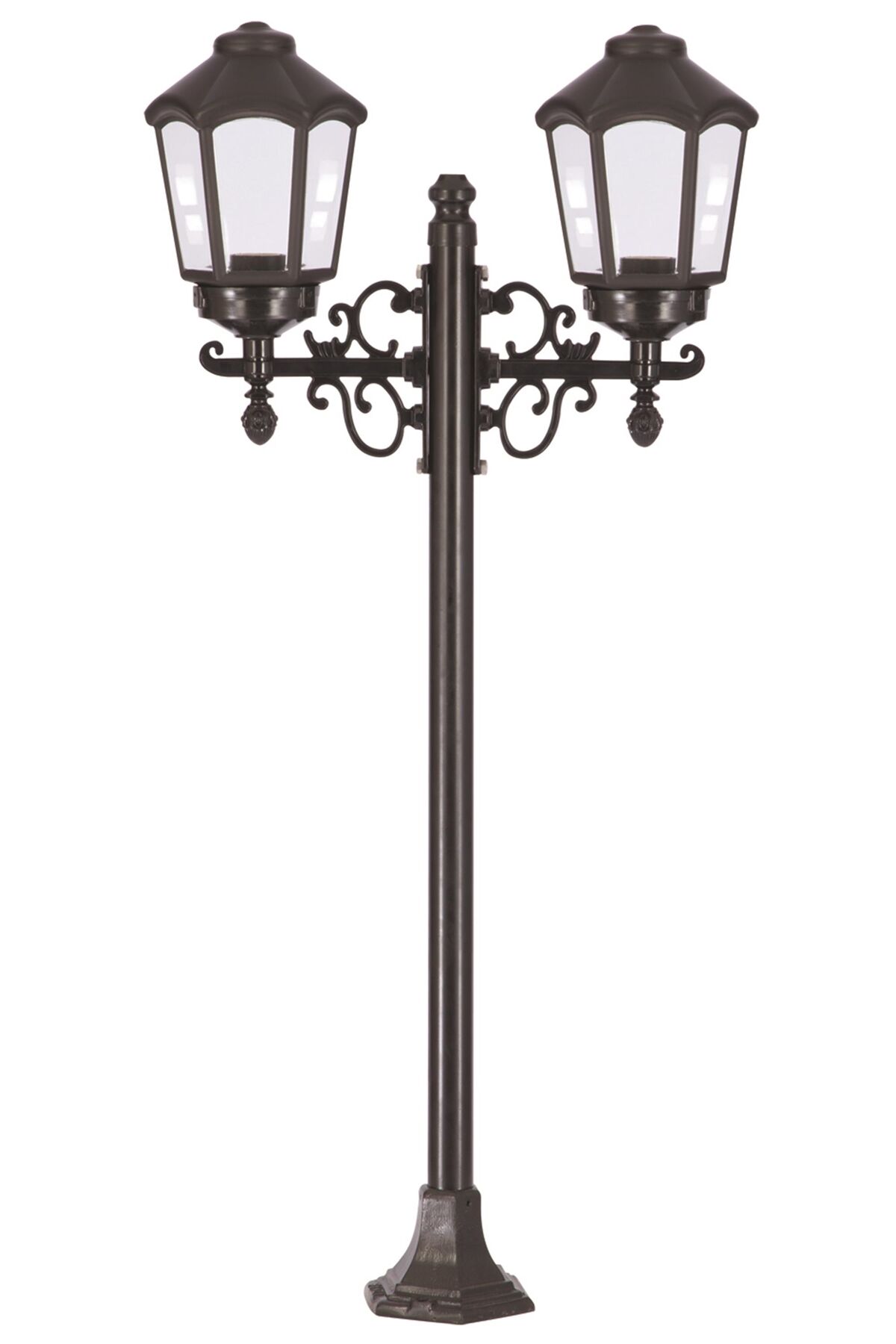 Bahçe Set Üstü Aydınlatma E27 24W 60x20cm Metal Siyah Dorbien-BSU-68196-2BSY