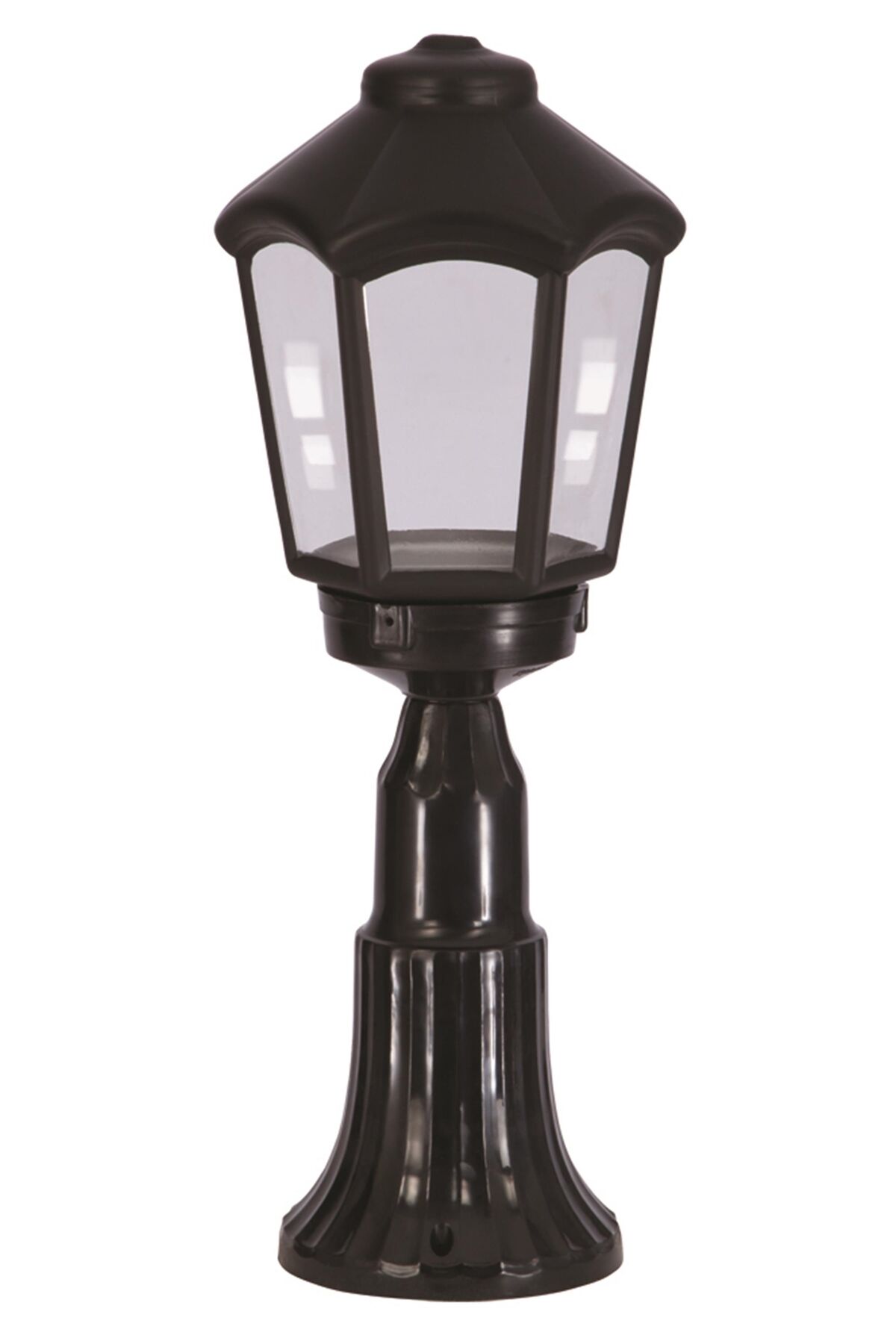 Bahçe Set Üstü Aydınlatma E27 12W 20cm ABS Siyah Dorbien-BSU-68196-BSY-M1-K