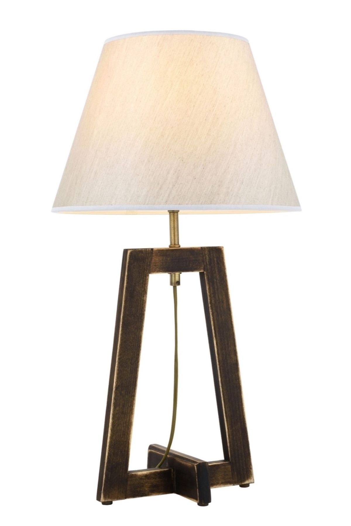 Kınder Abajur E27 12W 35cm Metal Eskitme Avonni-HML-9007-1E