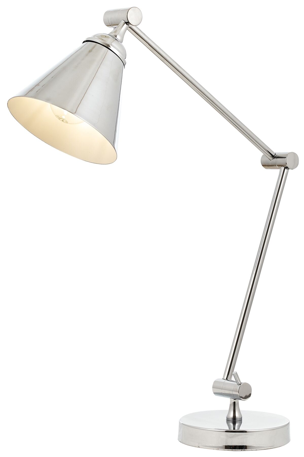 İzzy Çalışma Masası Lambası E27 12W 45x15cm Metal Krom Avonni-ML-62173-02