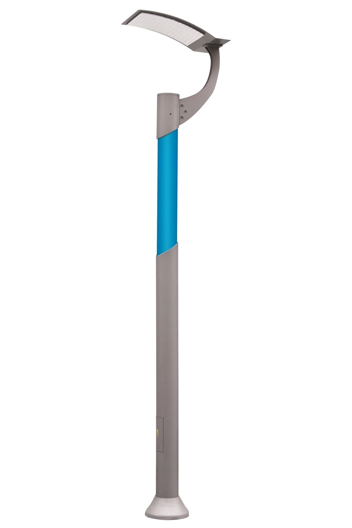 Bahçe Direkleri G12 150W 90cm Çelik Boru Gri/Mavi Dorbien-BDR-68099-BTK-LED