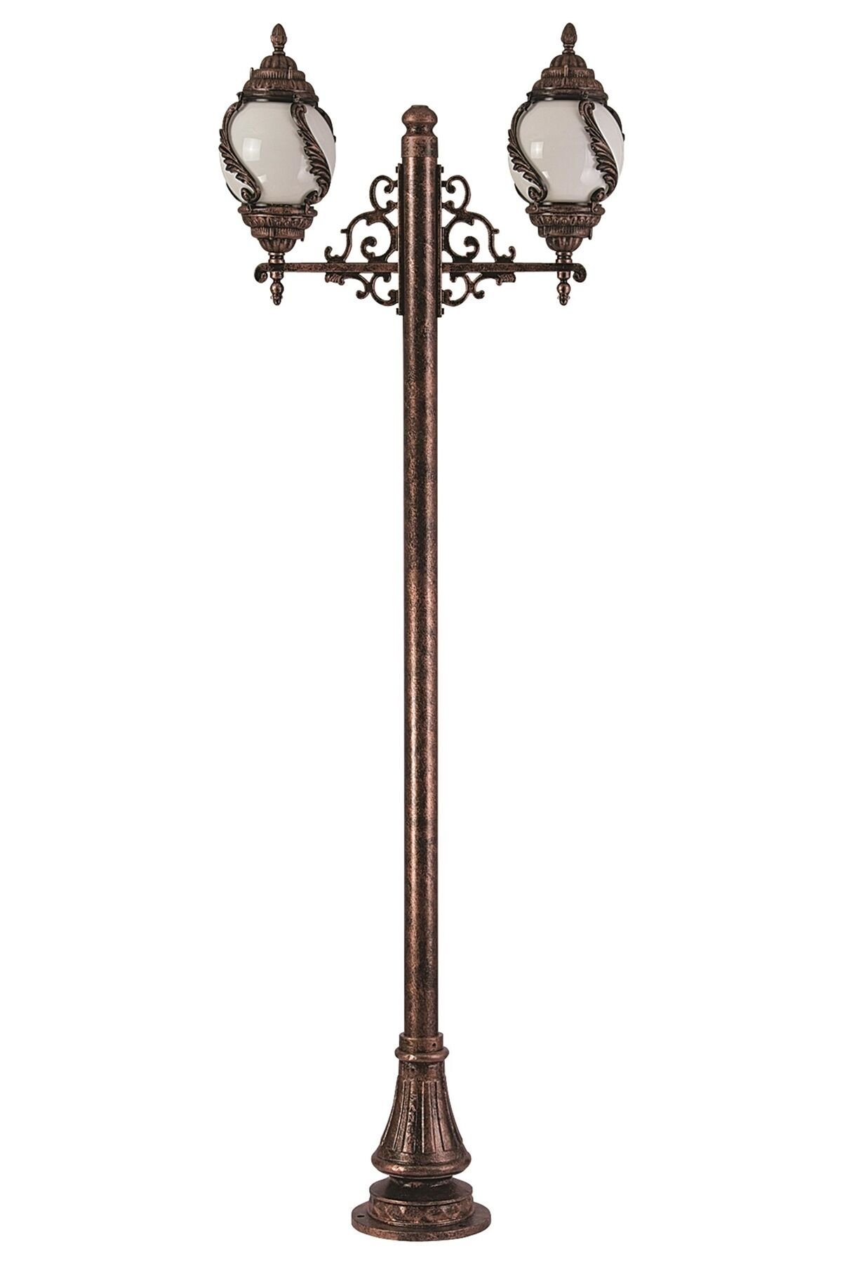 Bahçe Direkleri E27 24W 85x30cm Alüminyum Kahverengi Dorbien-BDR-68182-2BKR-M1