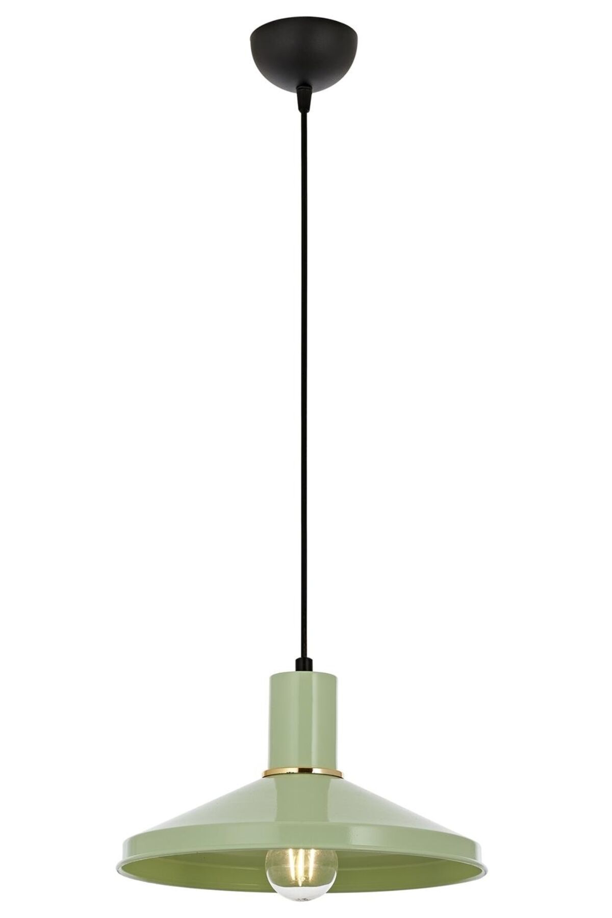 Akasya Sarkıt E27 12W 30cm Metal Yeşil Avonni-AV-4106-M24-GREEN