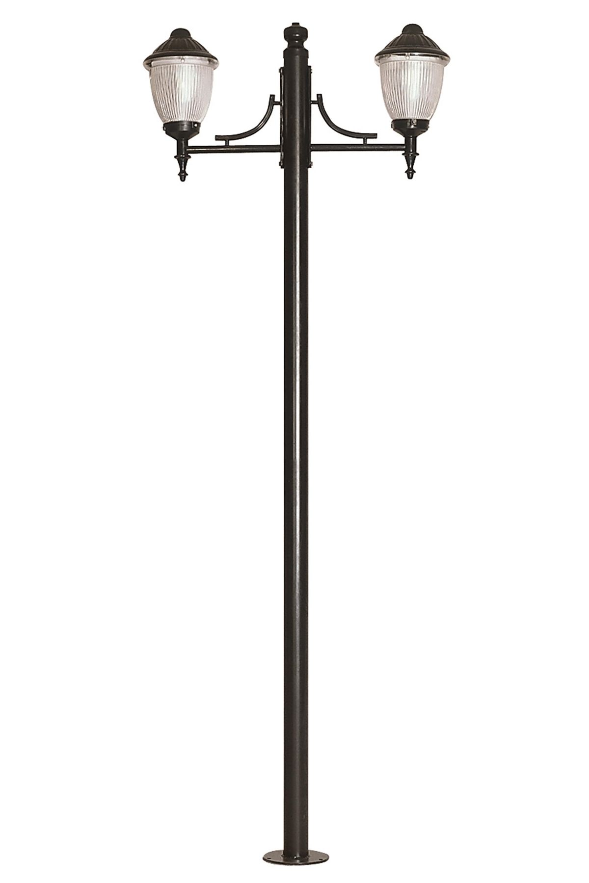 Bahçe Direkleri E27 24W 85x23cm Çelik Boru Siyah Dorbien-BDR-68210-2BSY-M3