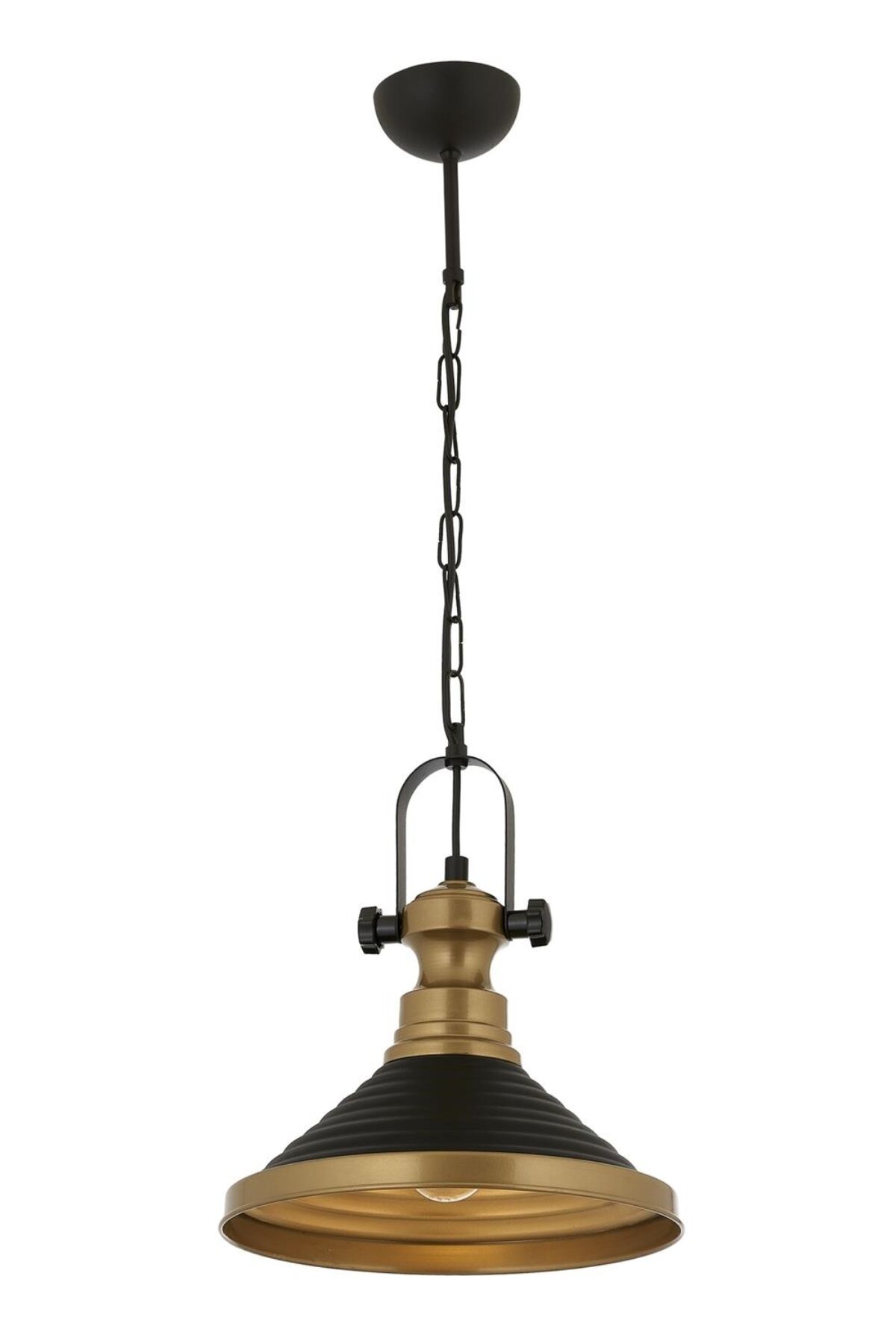 Akasya Modern Avize E27 12W 29cm Metal Siyah Avonni-AV-4106-M34-BSY
