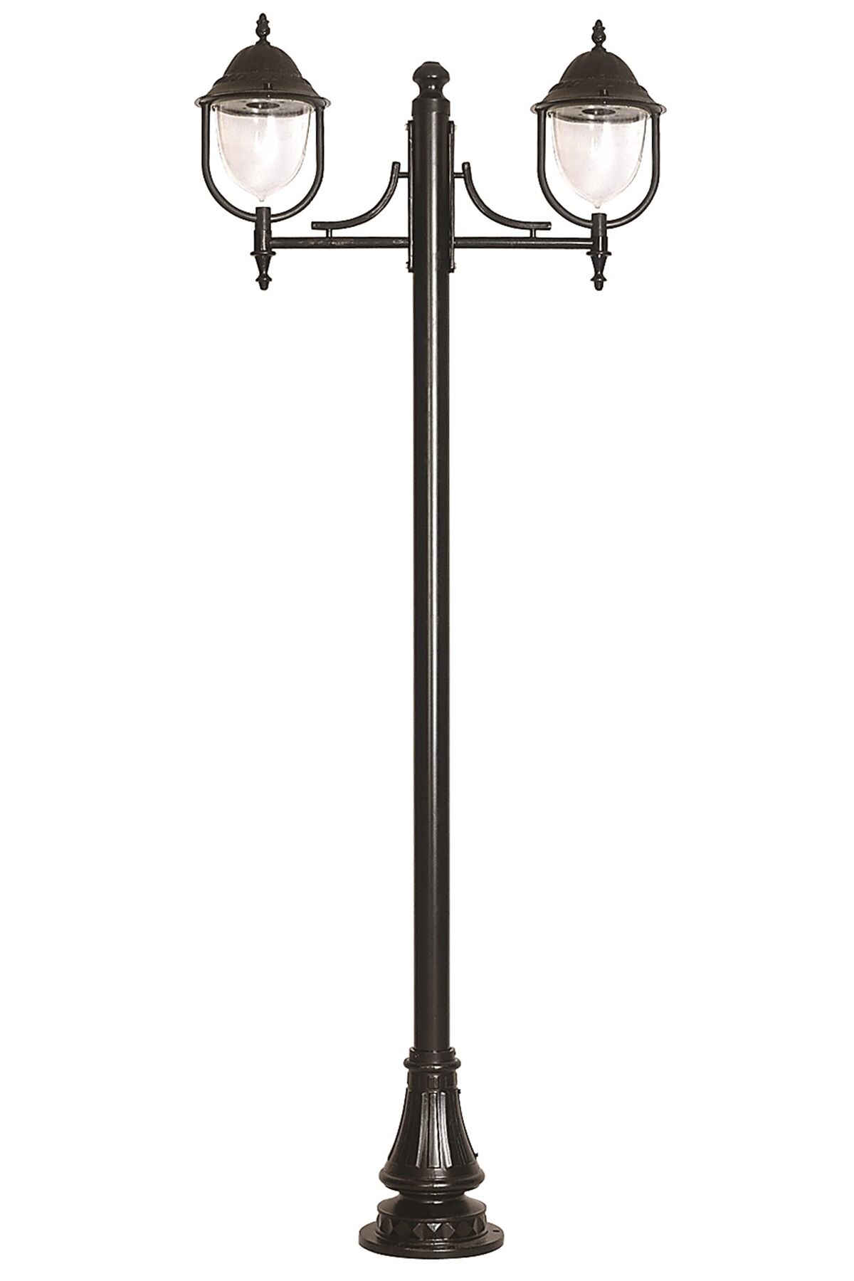 Bahçe Direkleri E27 24W 95x30cm Çelik Boru Siyah Dorbien-BDR-68212-2BSY-M2