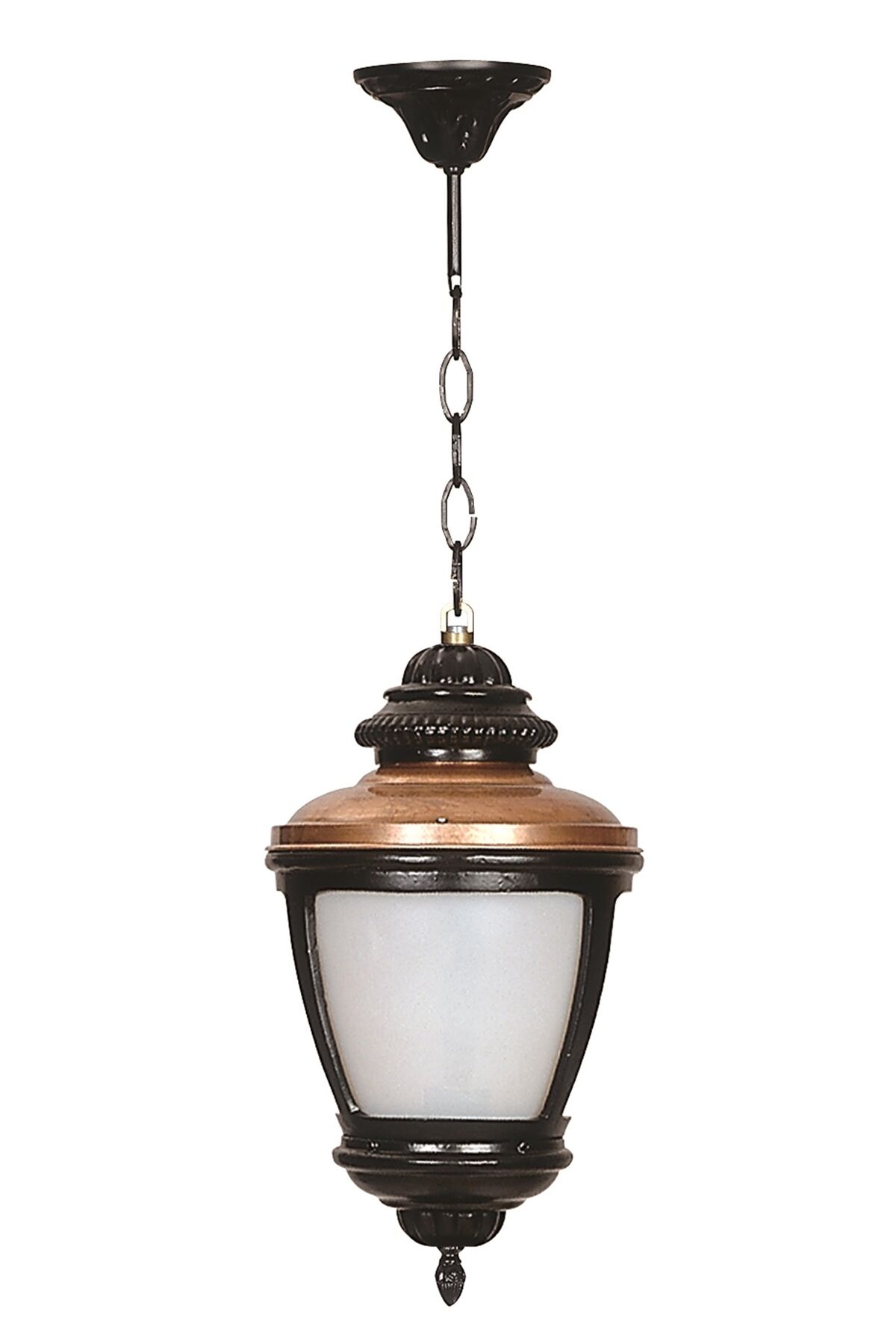 Bahçe Fenerleri E27 12W 26cm Alüminyum Kahverengi/Siyah Dorbien-BFE-68011-BSY-OP